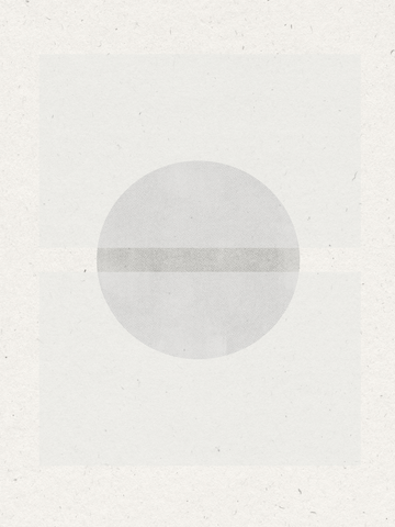 Grafik mit einem Kreis und einem Quadrat auf strukturiertem hellgrauen Hintergrund.