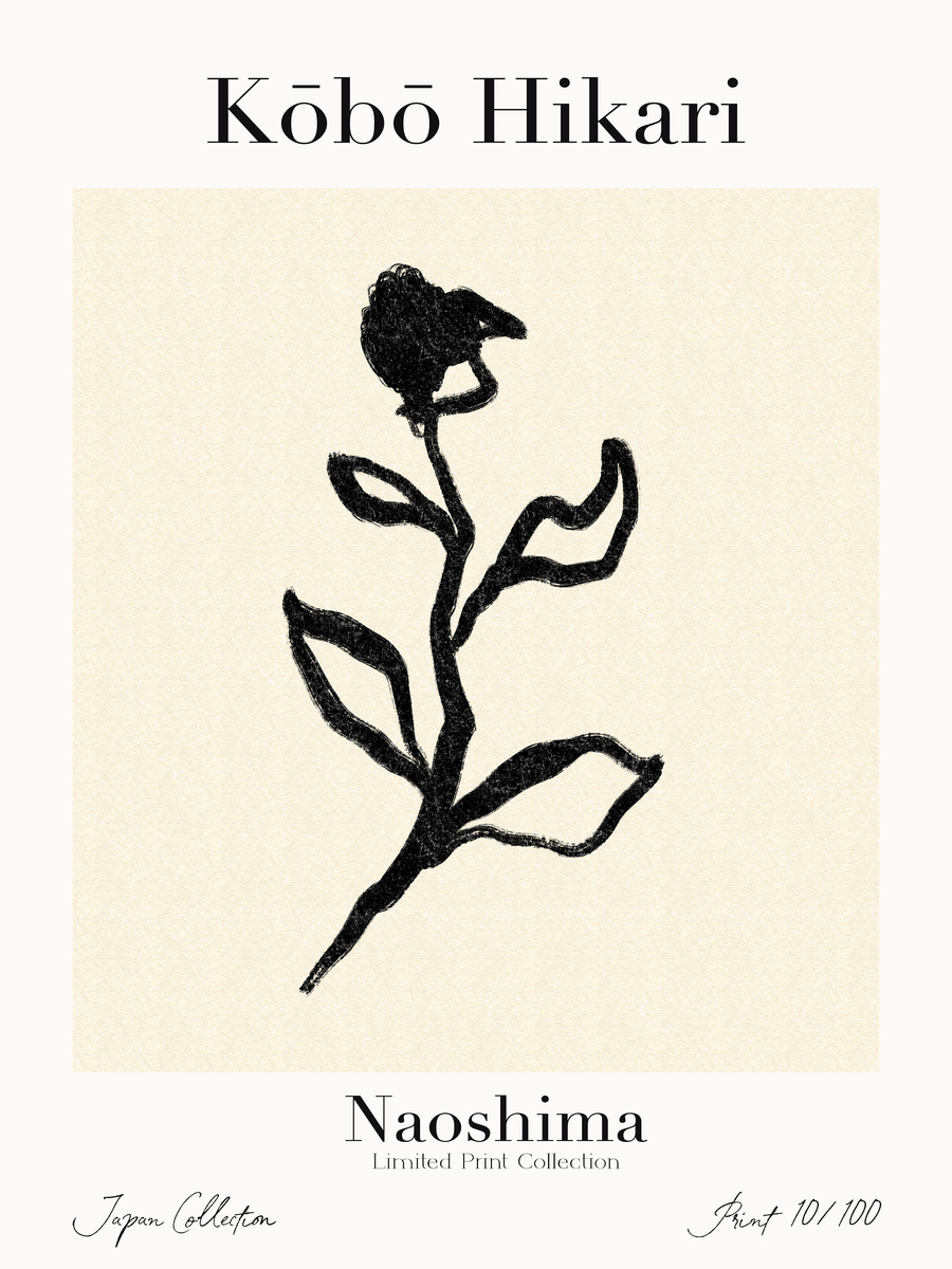 Silhouette Blossom Poster
