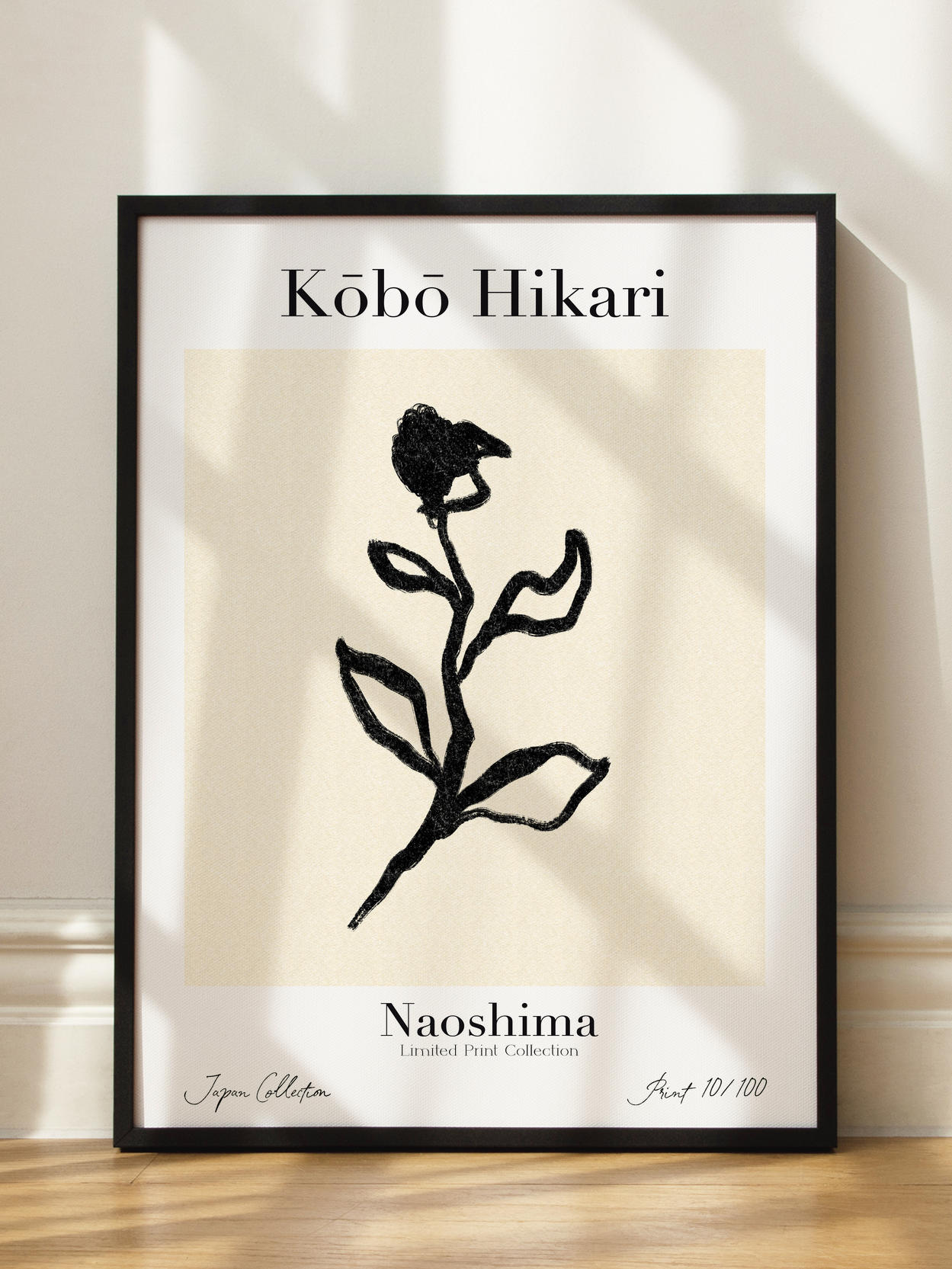 Silhouette Blossom Poster