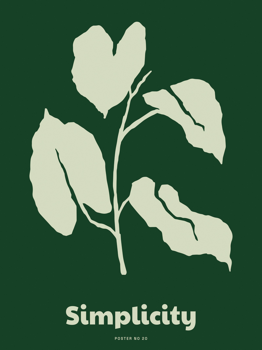 Simplicity Poster