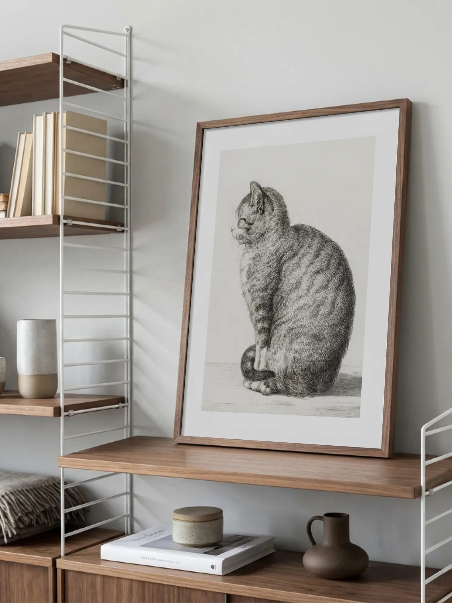 Sitting Cat Poster