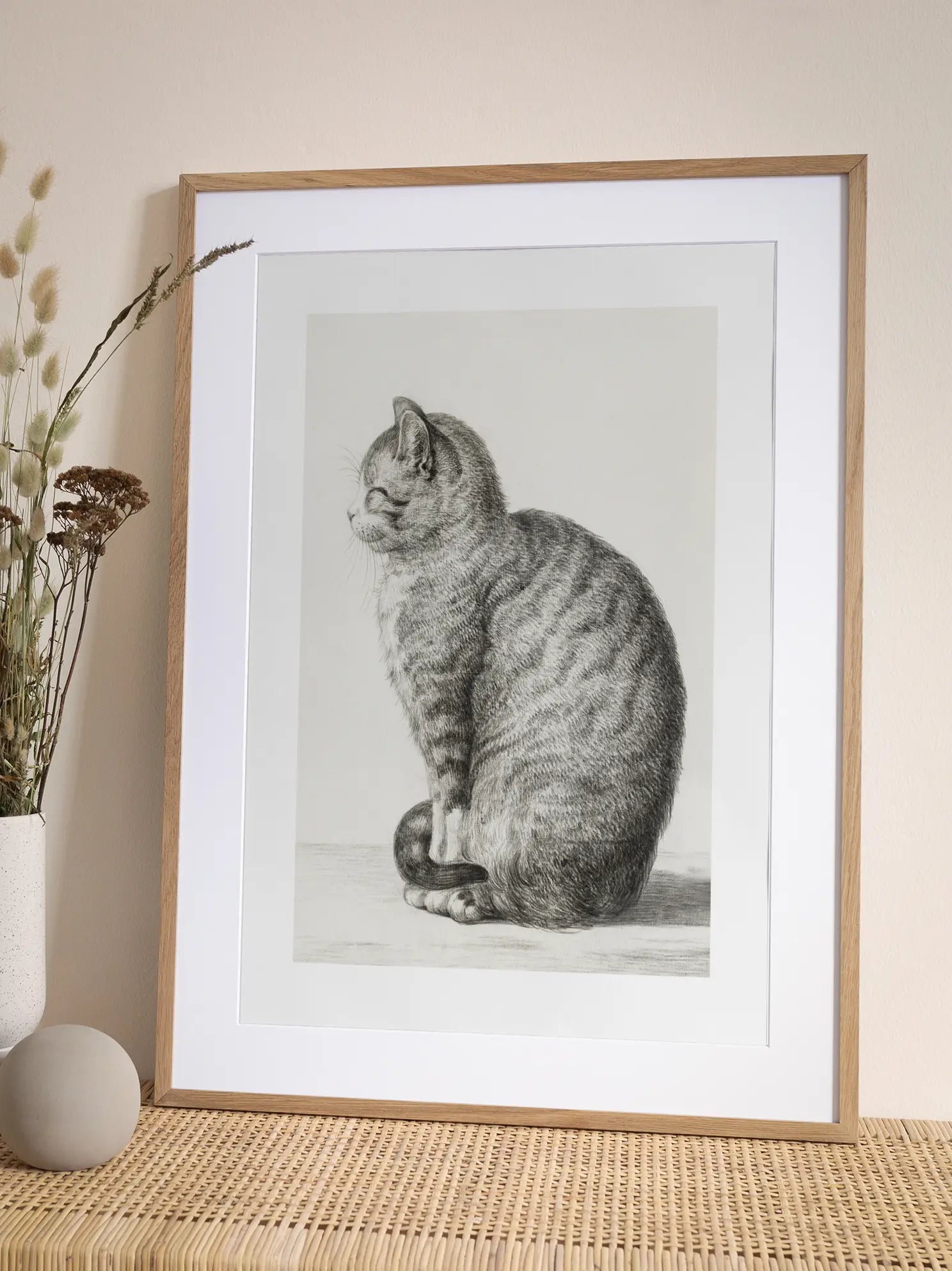Sitting Cat Poster