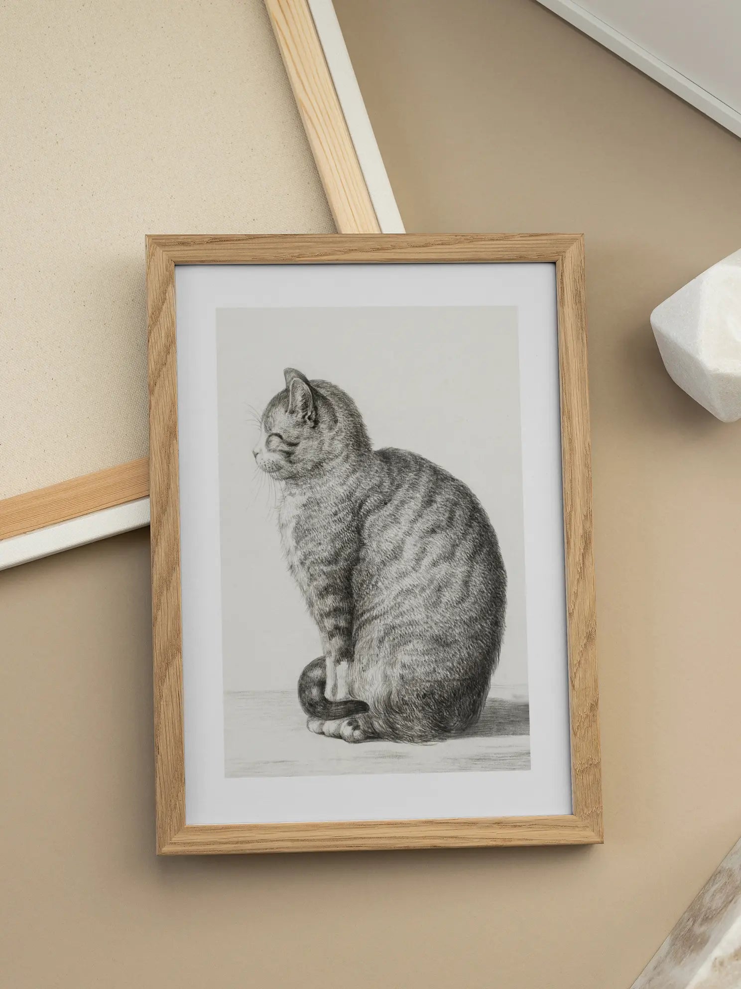 Sitting Cat Poster