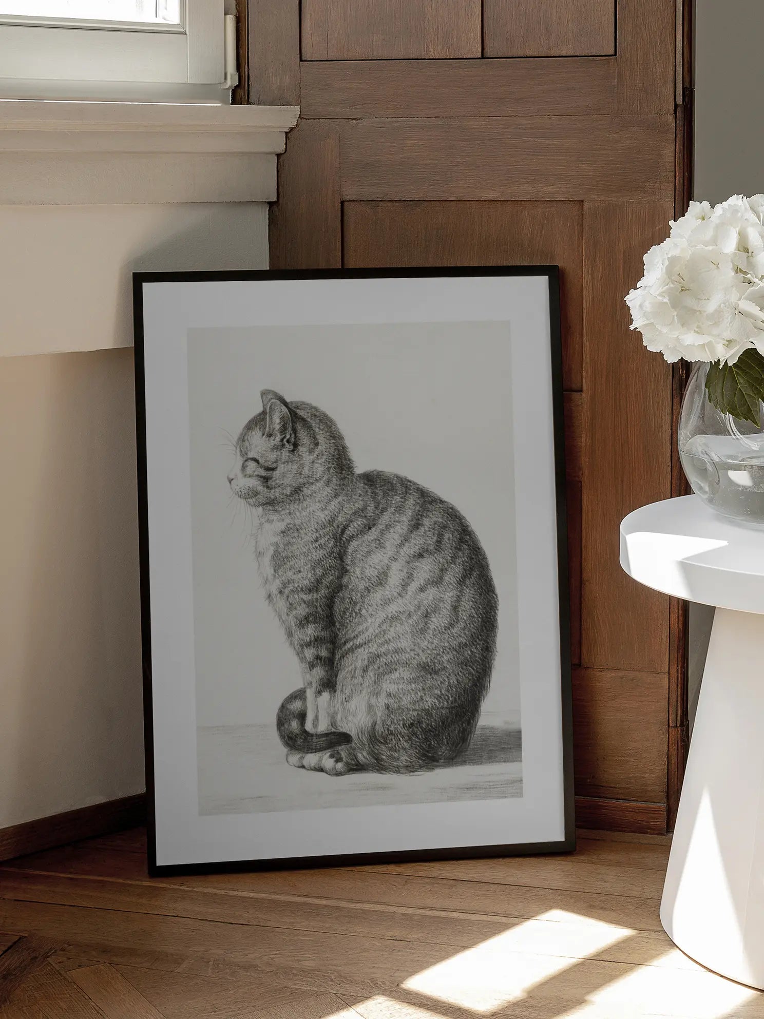Sitting Cat Poster