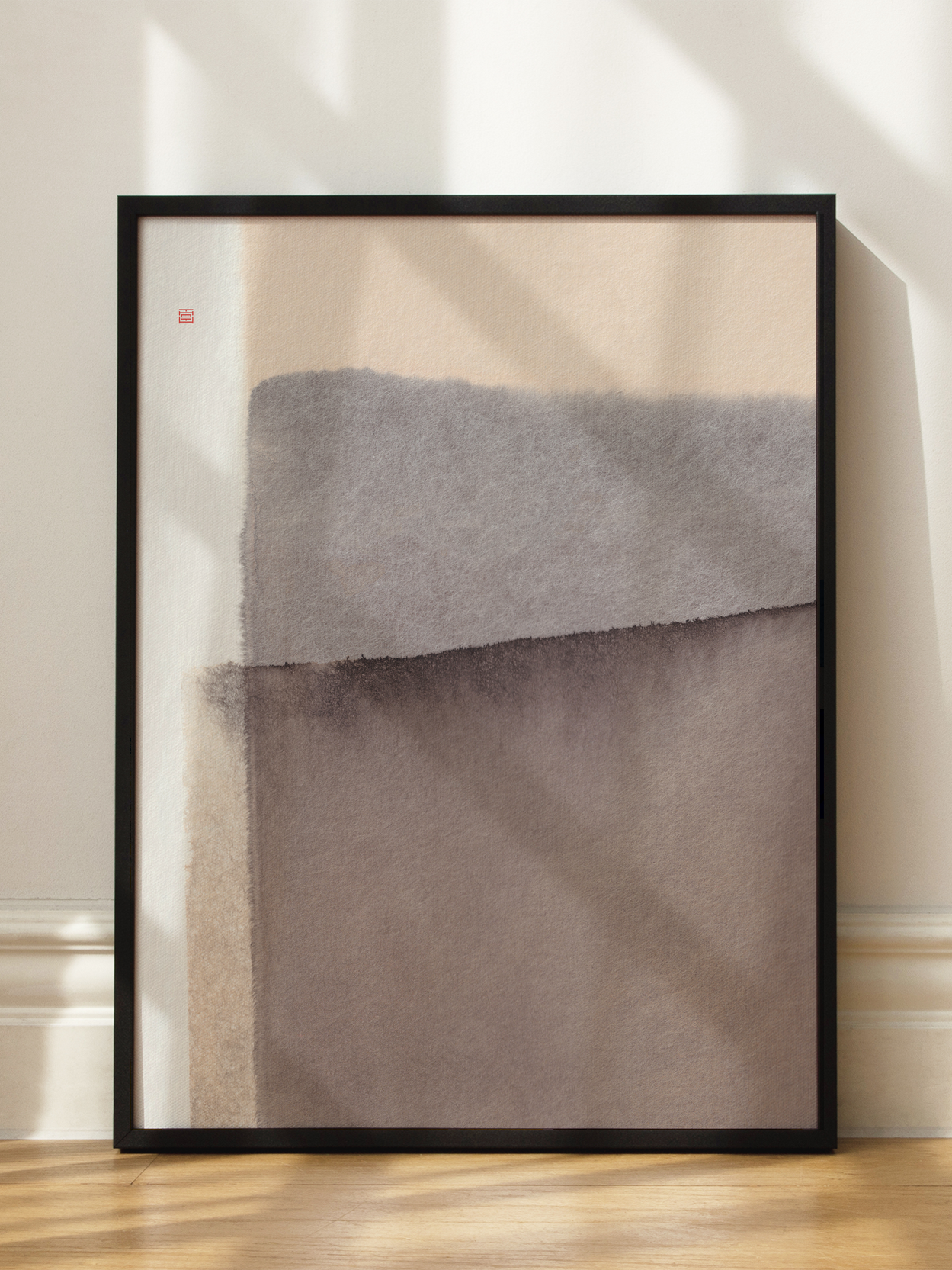 Soft Braun Abstract