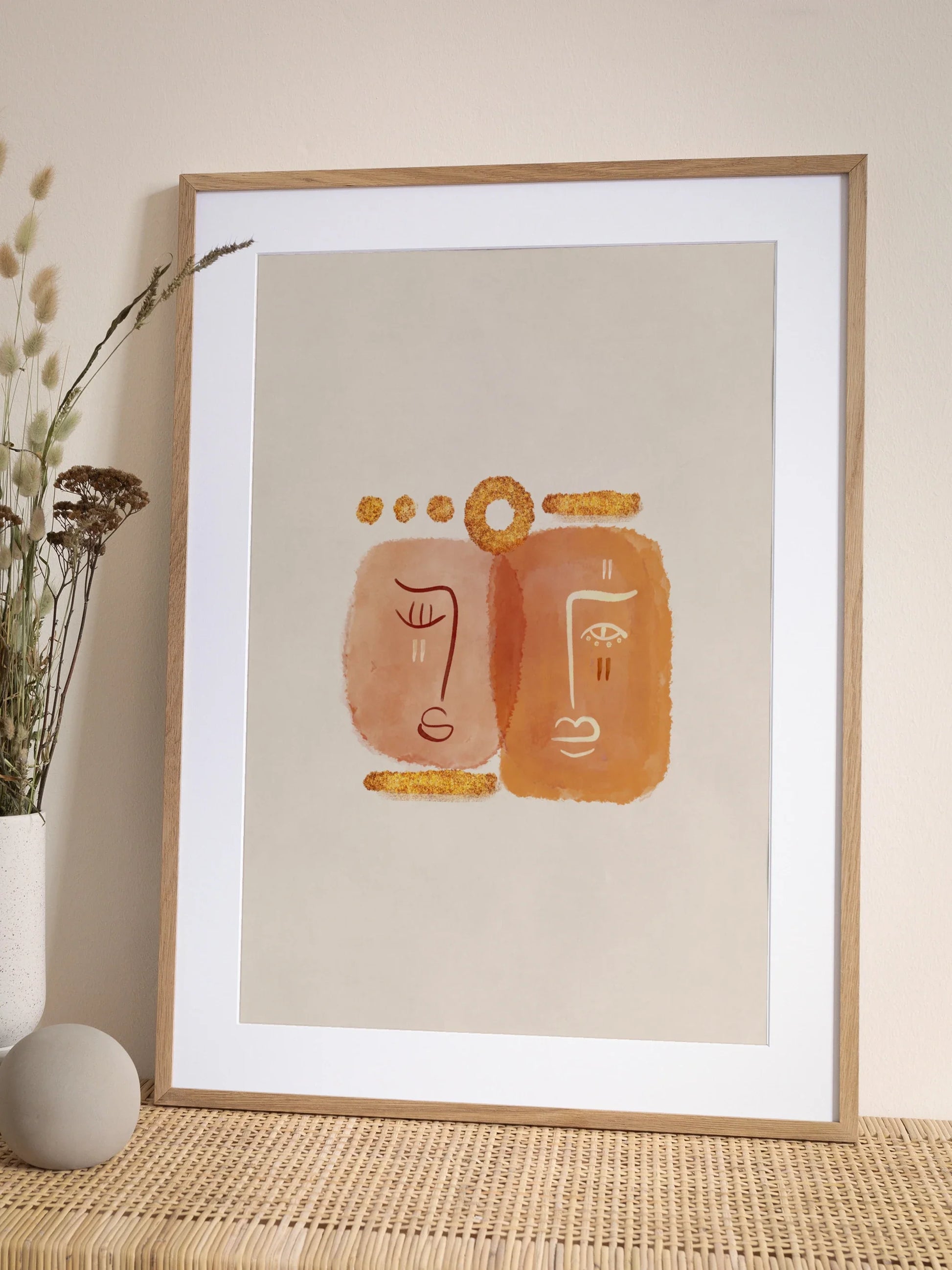 Soulful Visages Poster