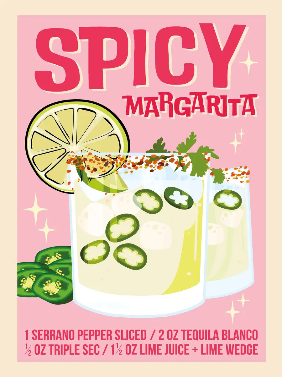 Spicy Margarita Poster