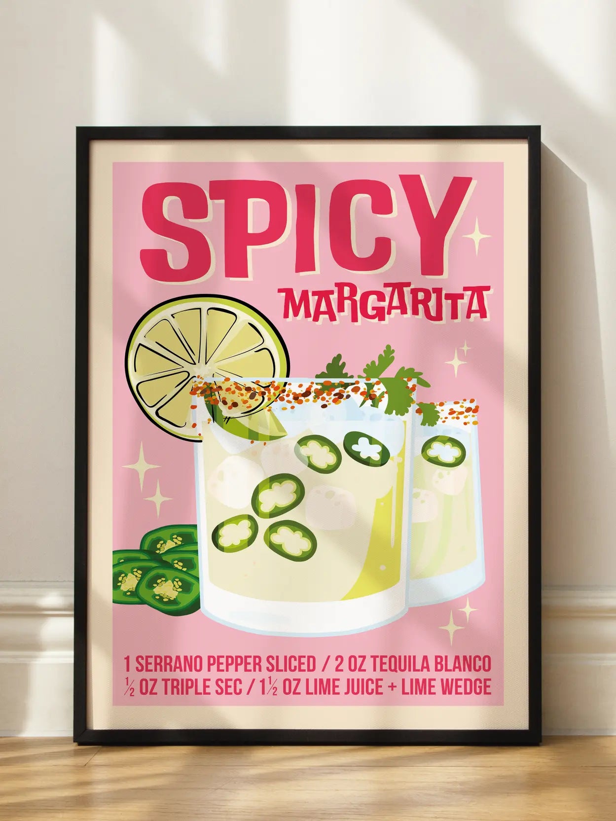 Spicy Margarita Poster
