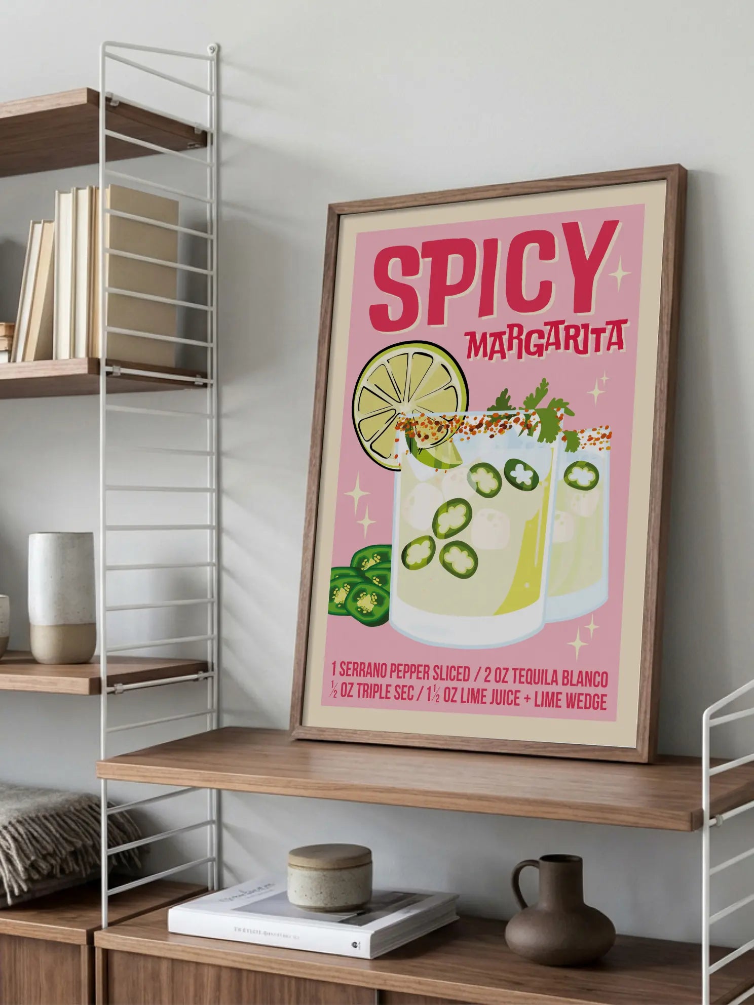 Spicy Margarita Poster