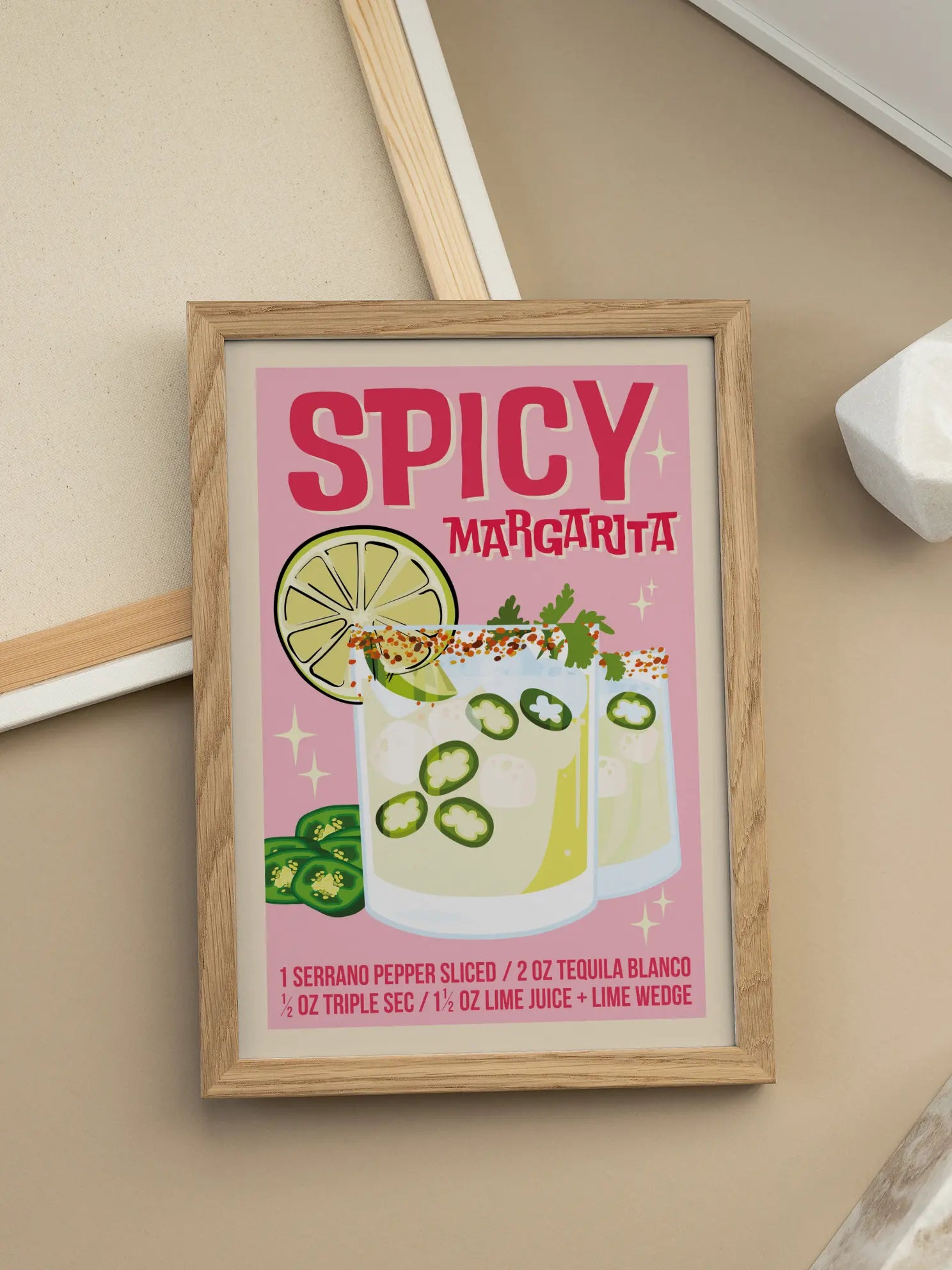 Spicy Margarita Poster