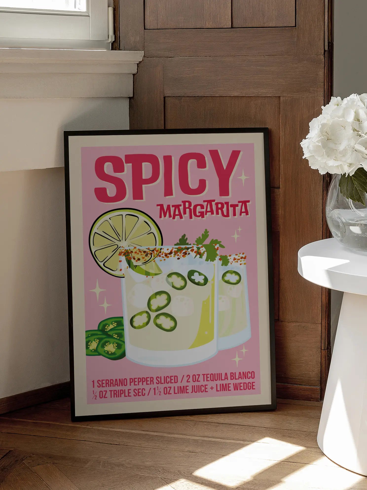 Spicy Margarita Poster