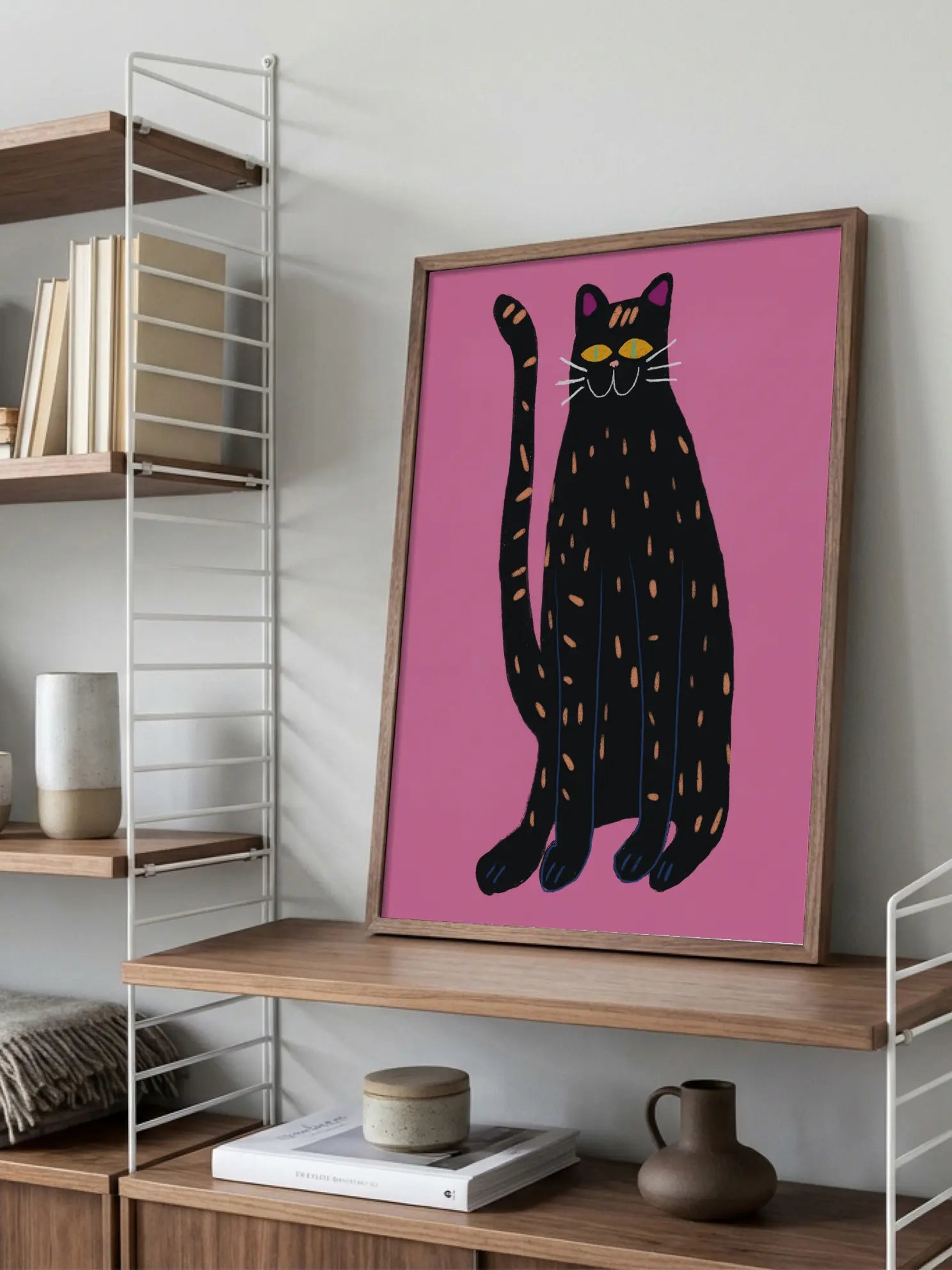 Spotted Cat Poster