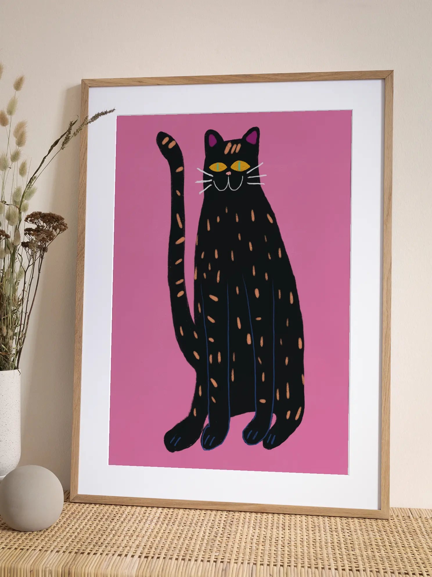 Spotted Cat Poster
