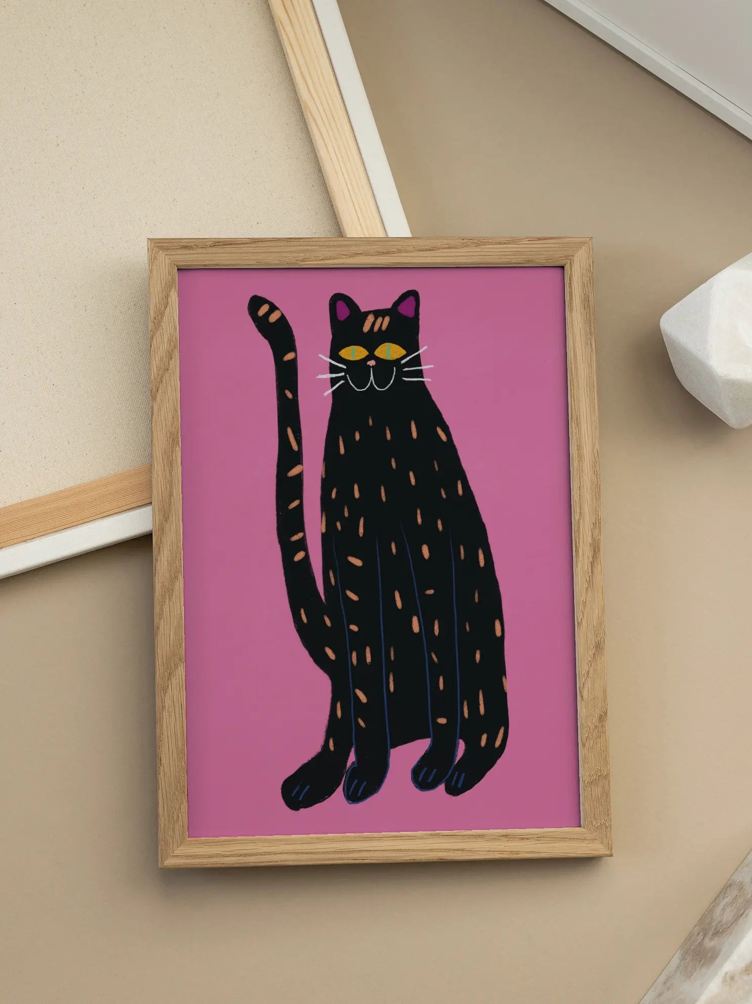 Spotted Cat Poster