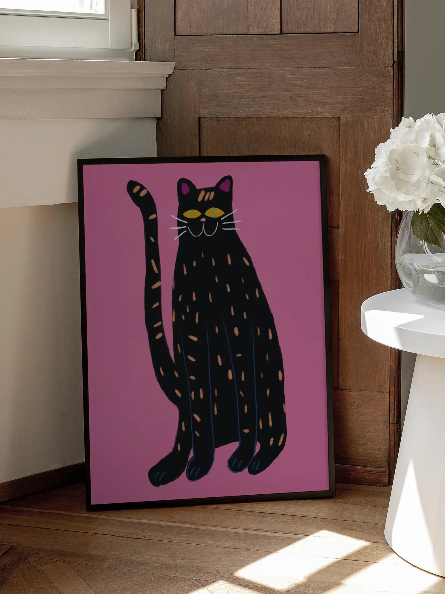 Spotted Cat Poster