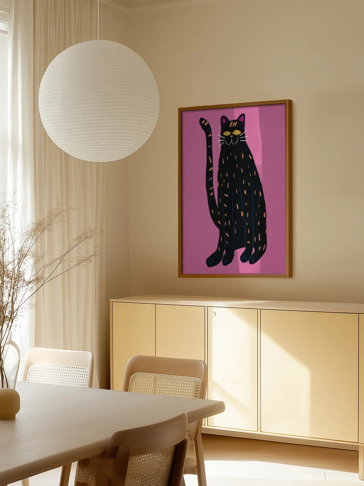Spotted Cat Poster