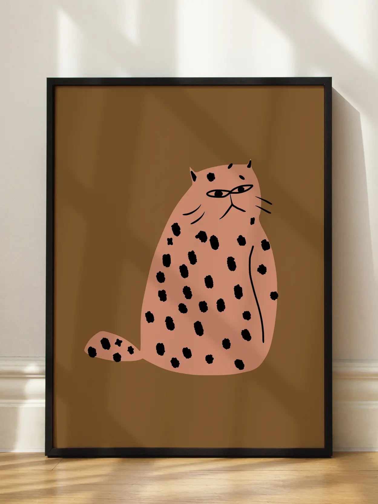 Spotted Feline Mood Poster