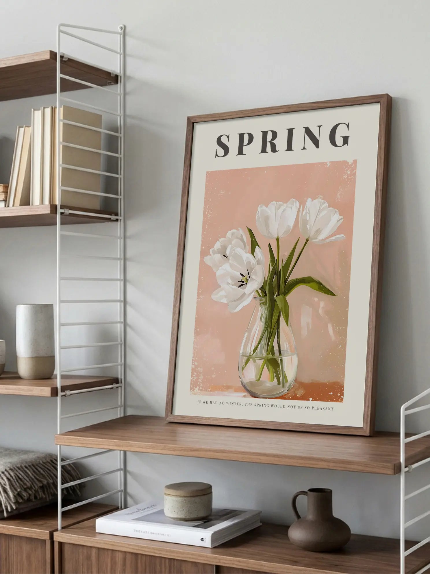 Spring Tulips Poster Poster