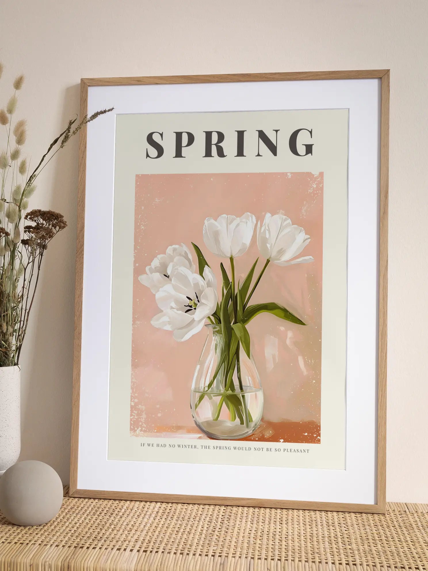 Spring Tulips Poster Poster