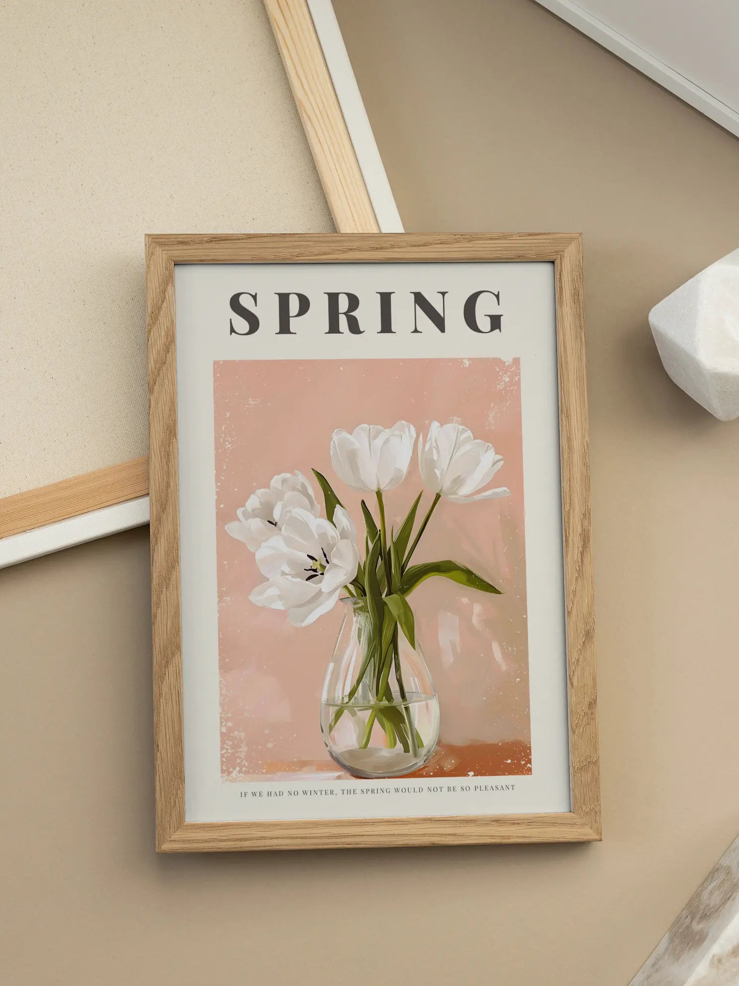 Spring Tulips Poster Poster
