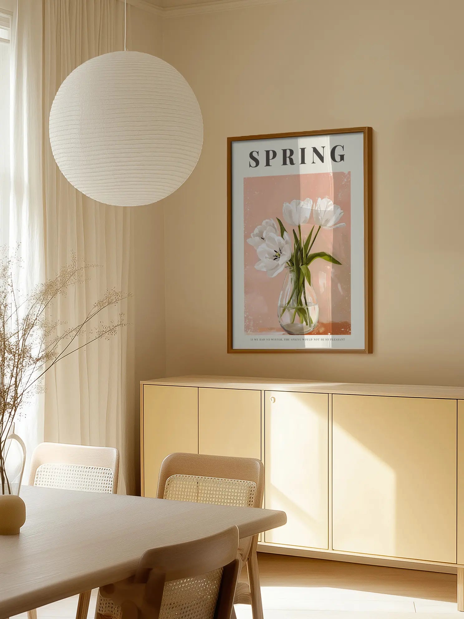 Spring Tulips Poster Poster