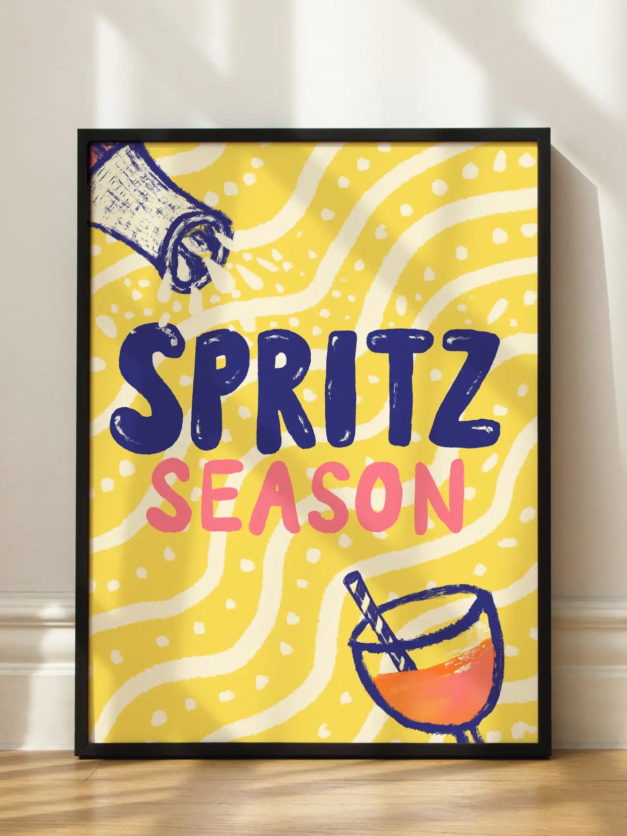 Spritz Season Funky Poster