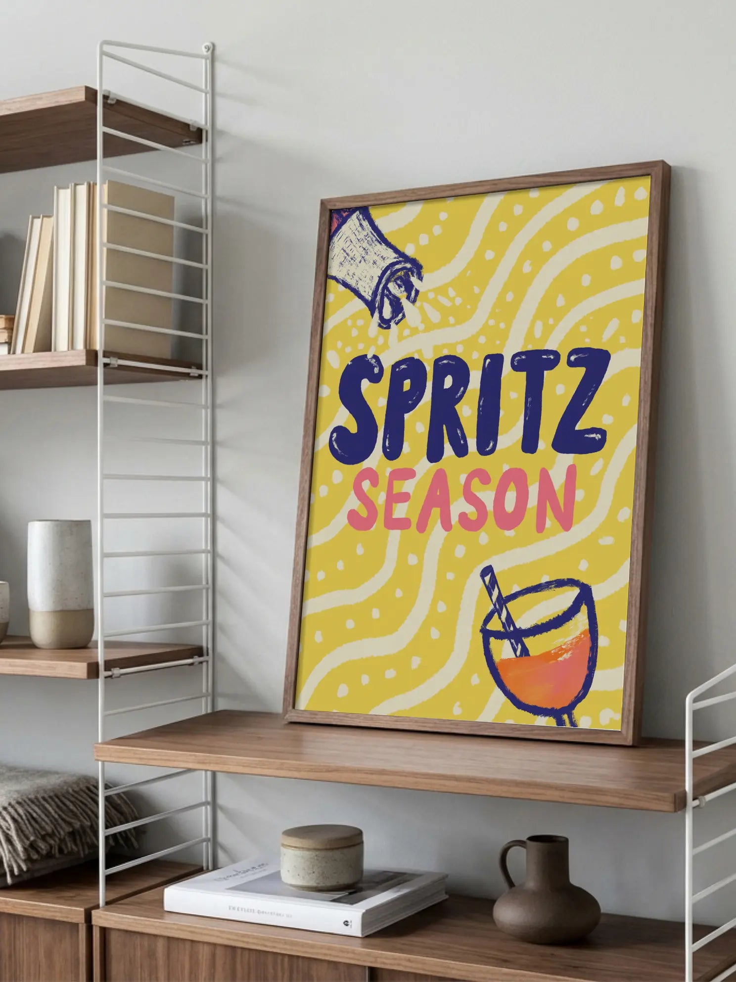 Spritz Season Funky Poster