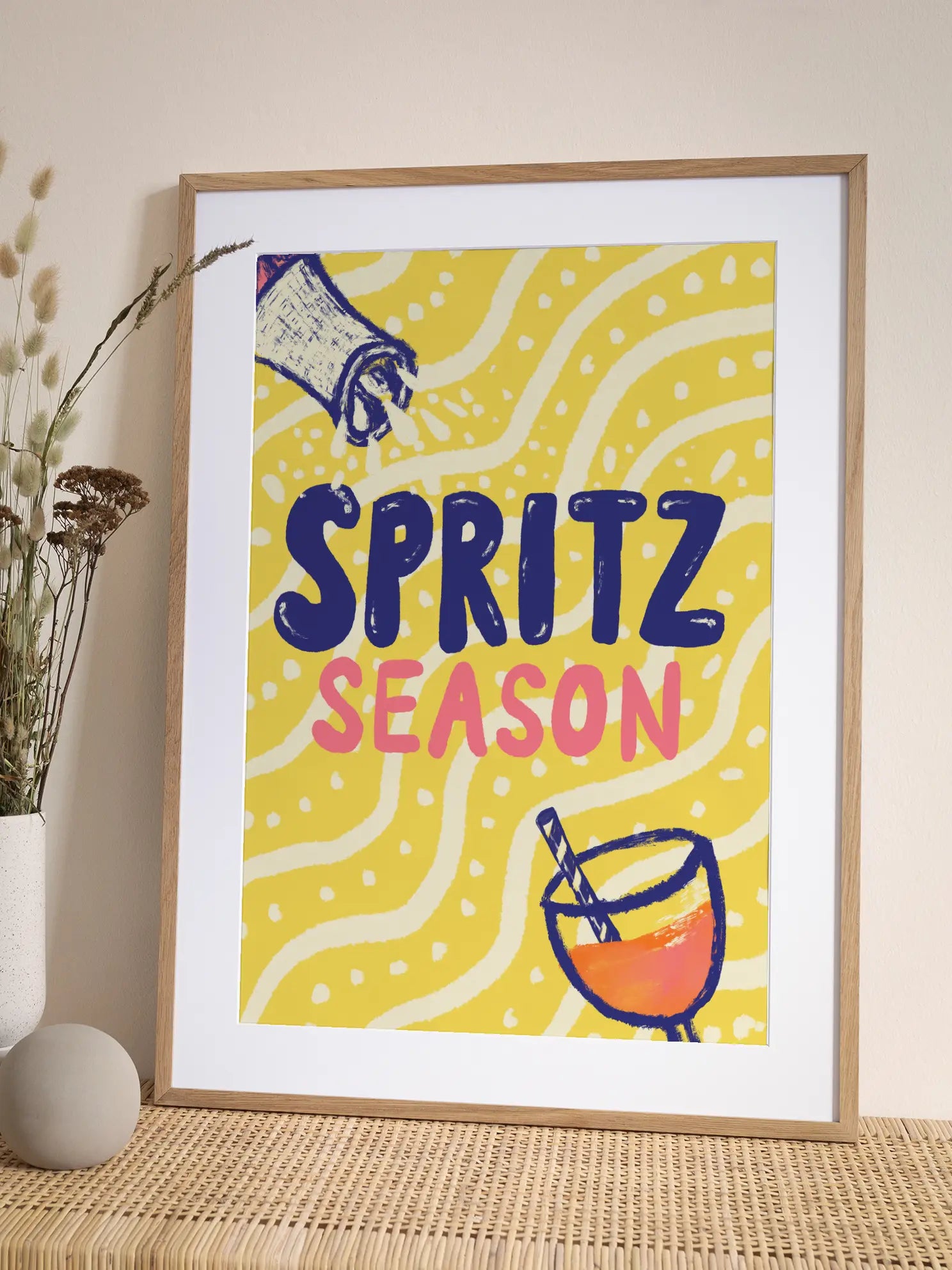 Spritz Season Funky Poster