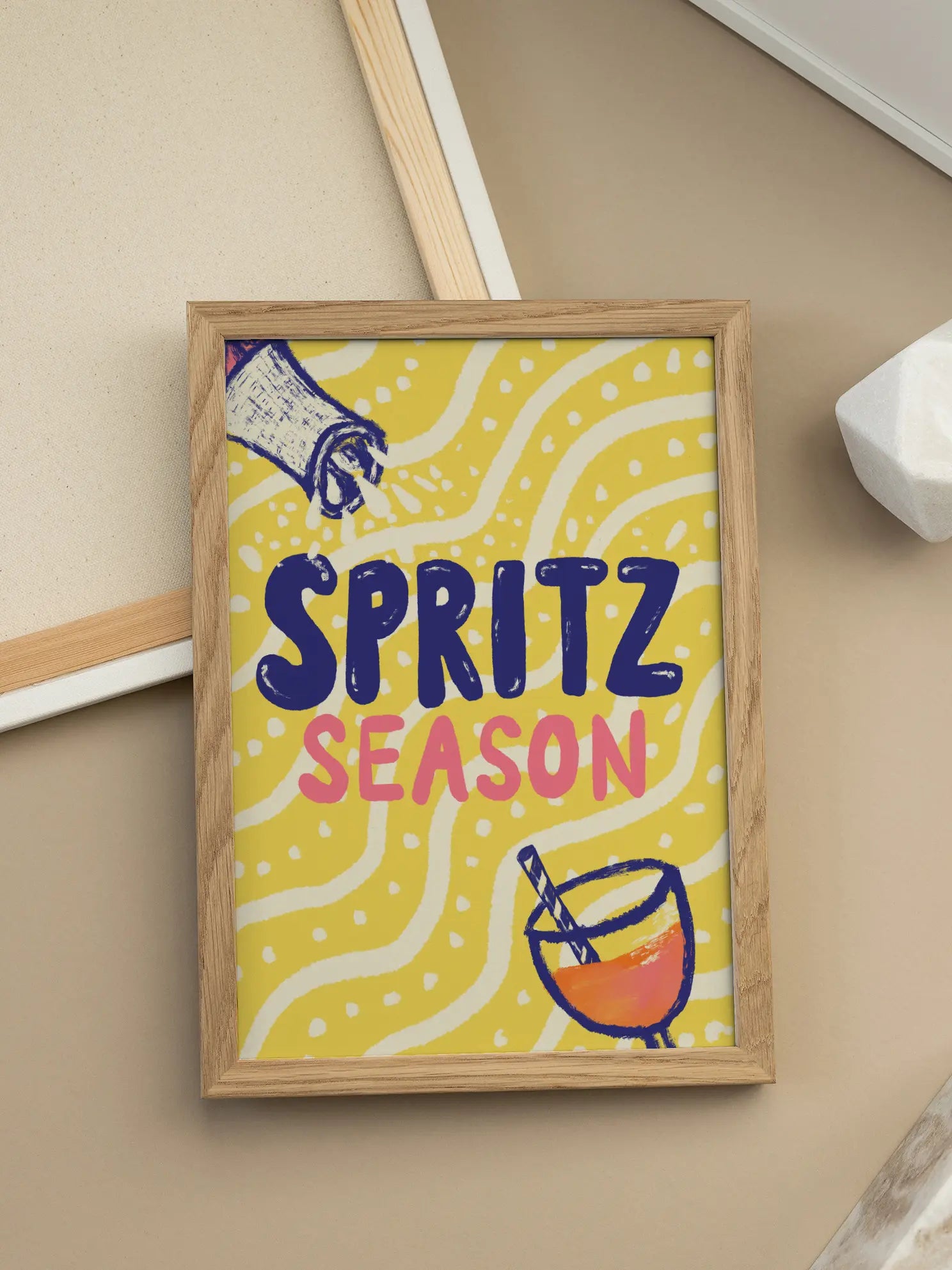 Spritz Season Funky Poster
