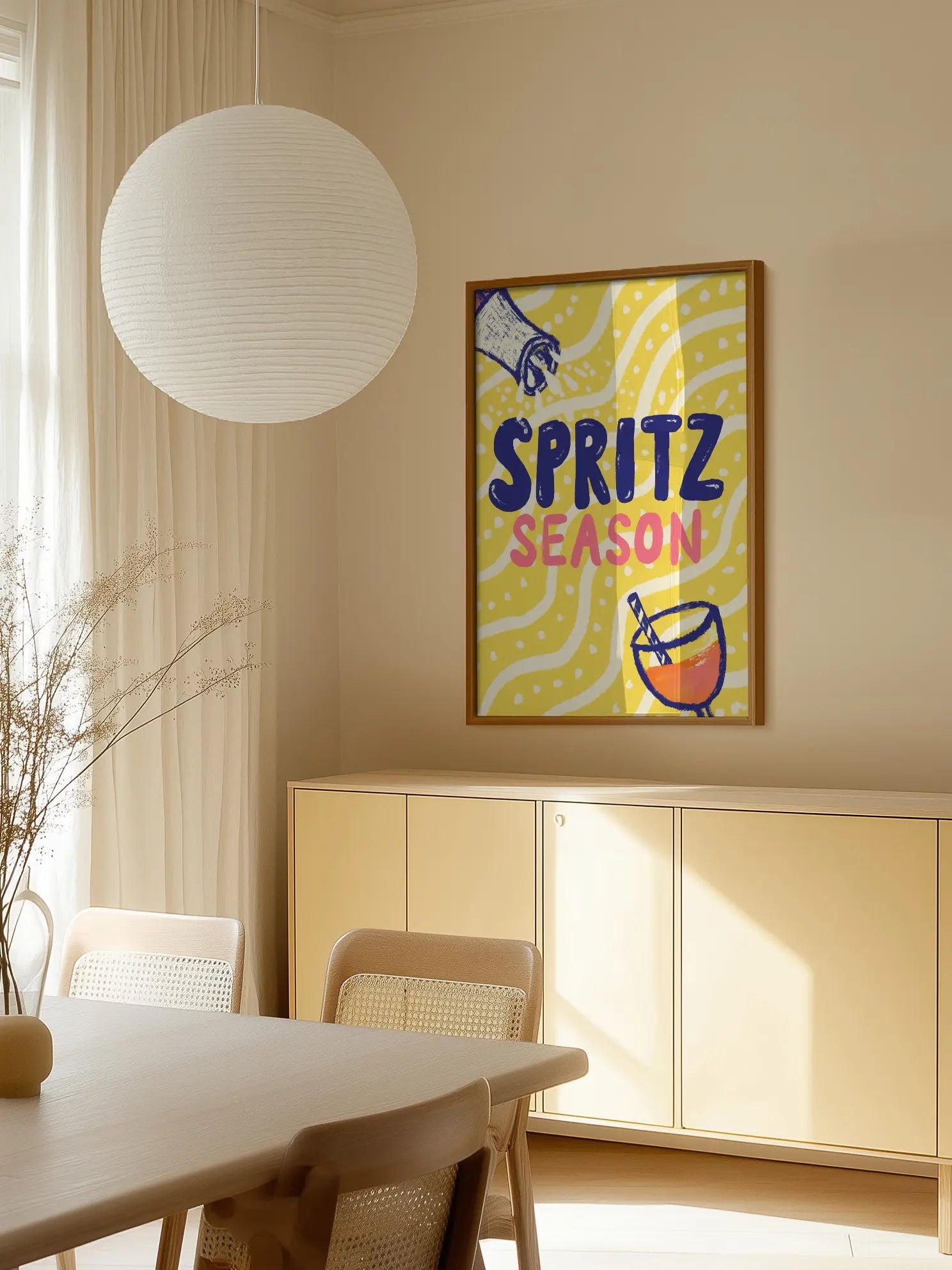 Spritz Season Funky Poster