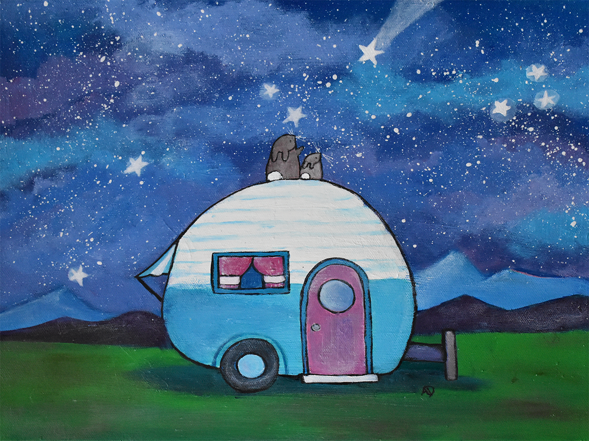 Star Gazing Bunnies