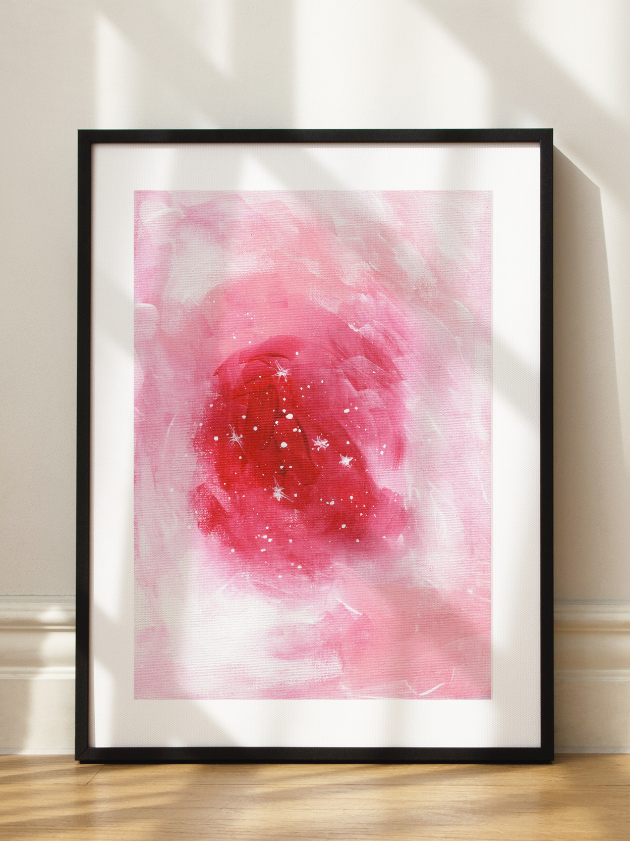 Starry Pink Swirl