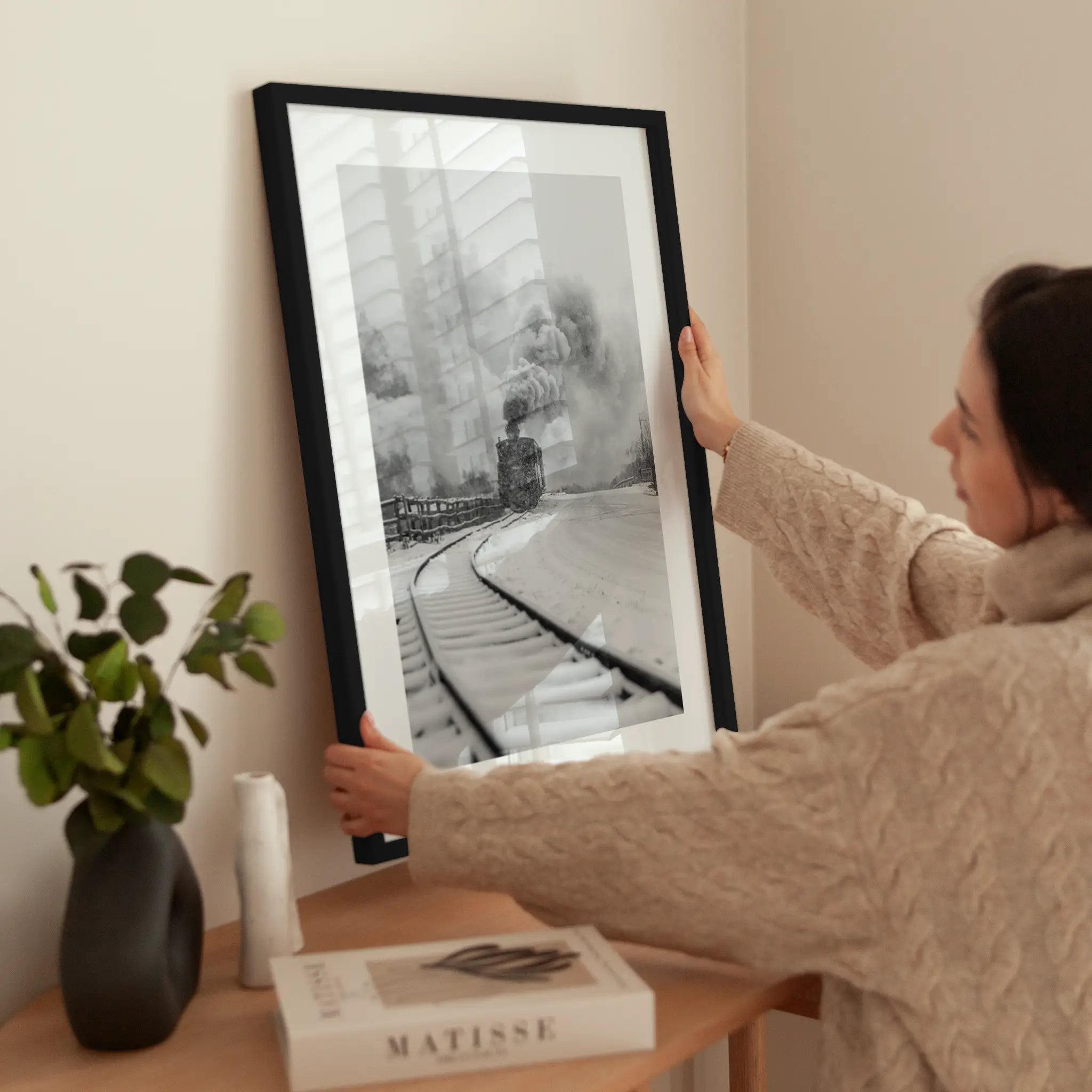 Steam Train wird aufgehängt