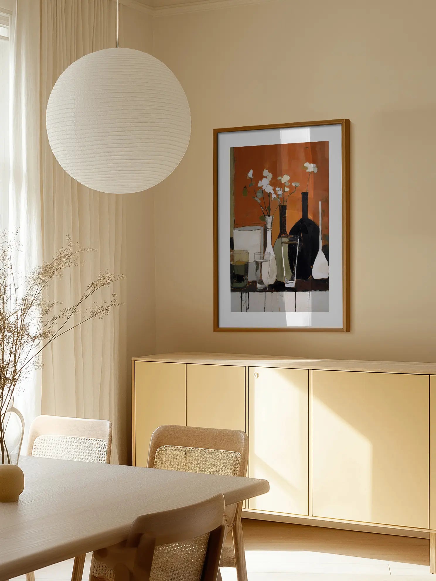 Still Life in Orange Poster
