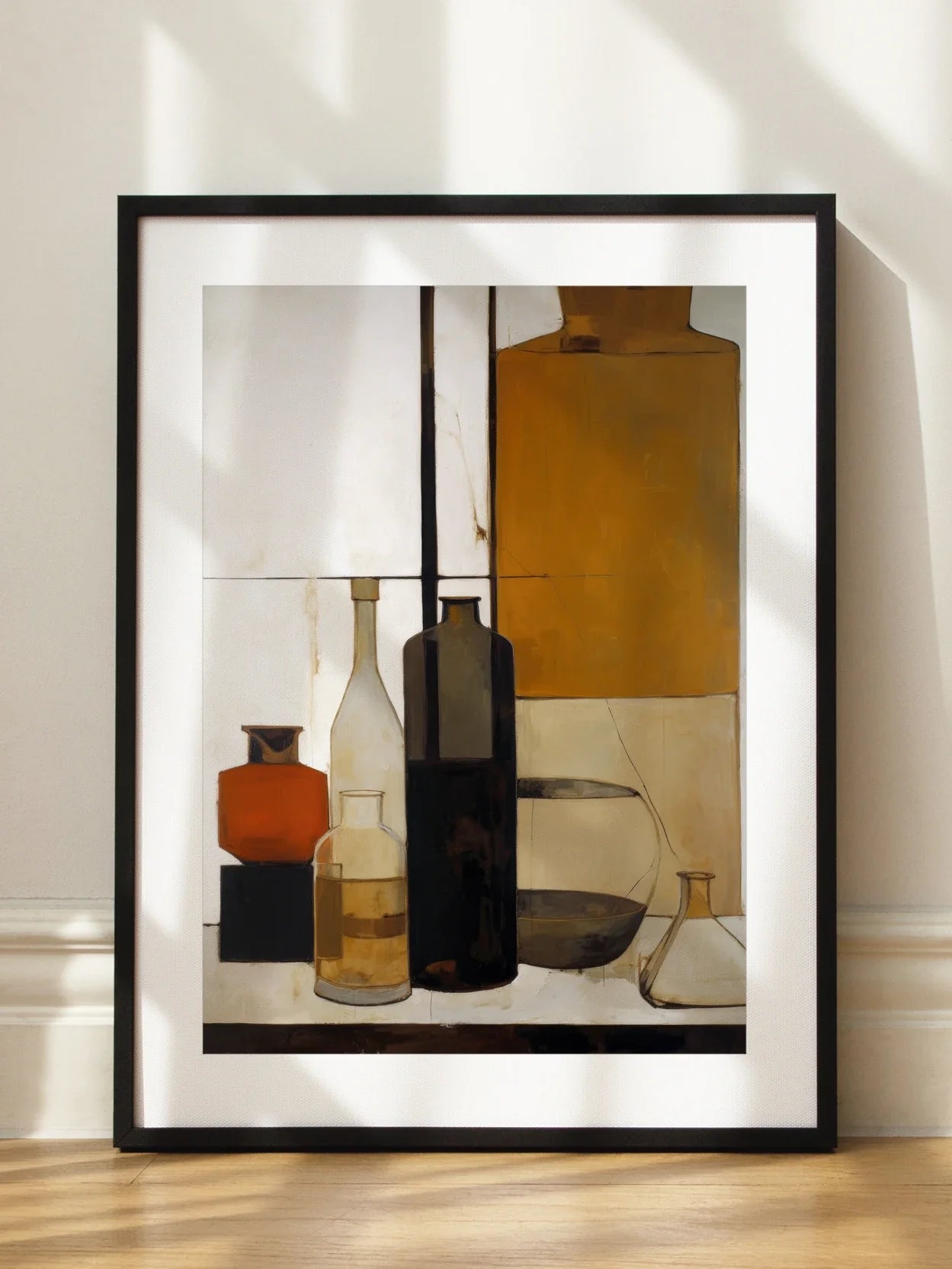 Still Life with Bottles Poster