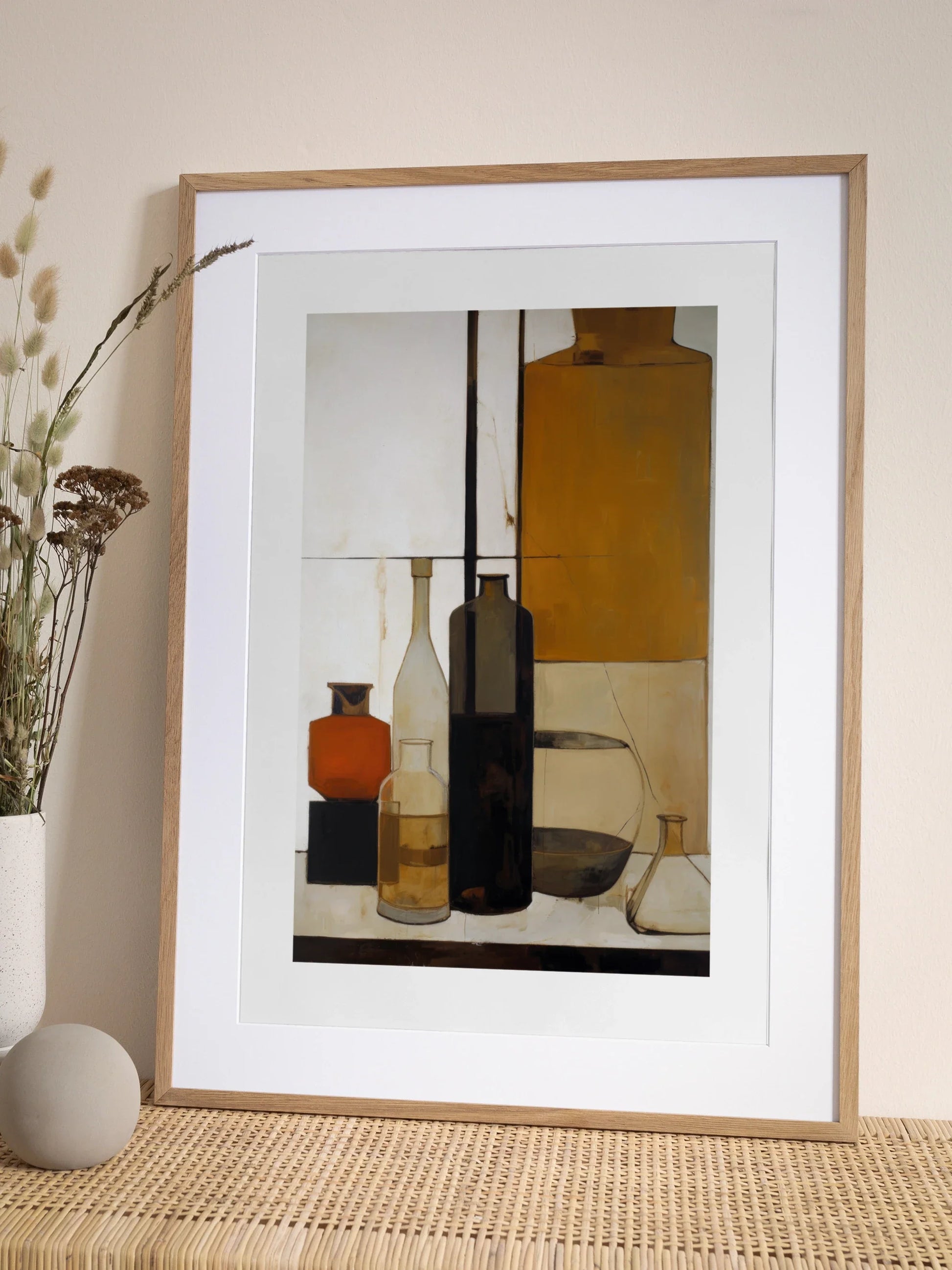 Still Life with Bottles Poster
