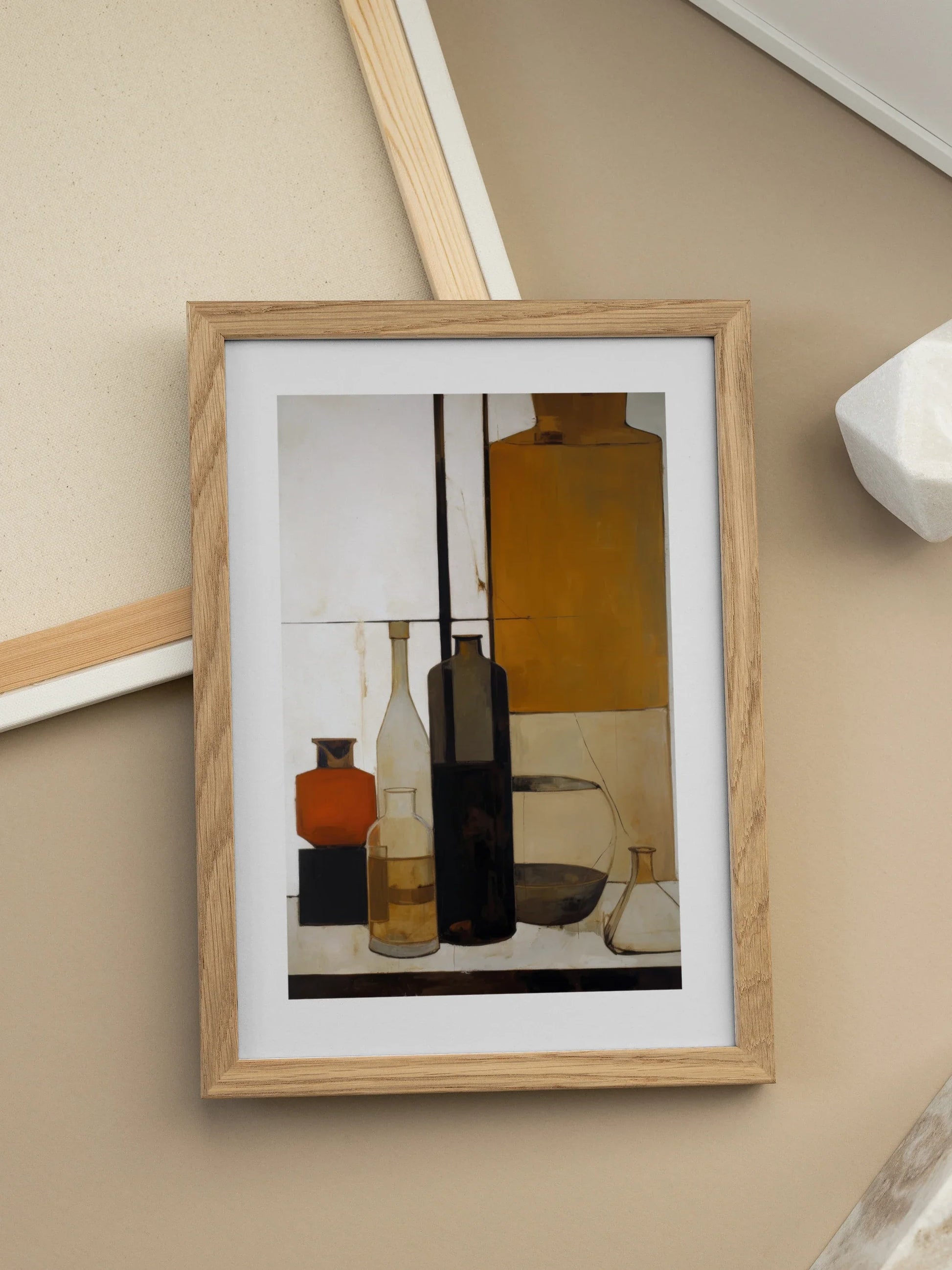 Still Life with Bottles Poster