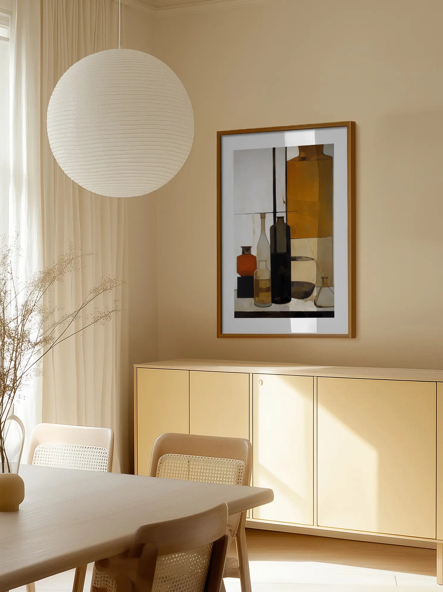 Still Life with Bottles Poster