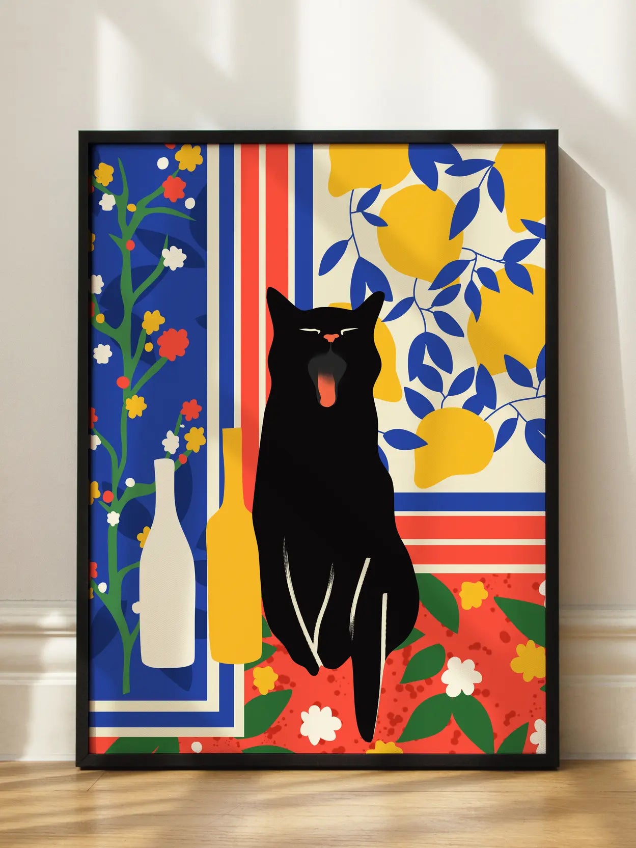 Still Life with Cat Poster