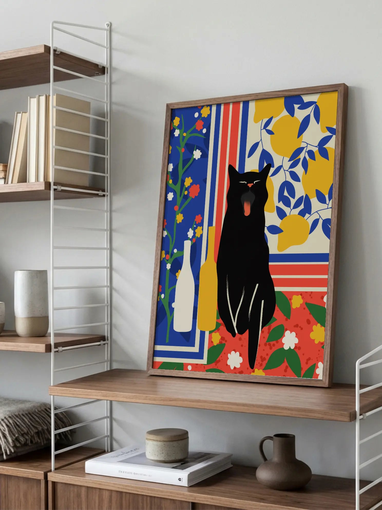 Still Life with Cat Poster