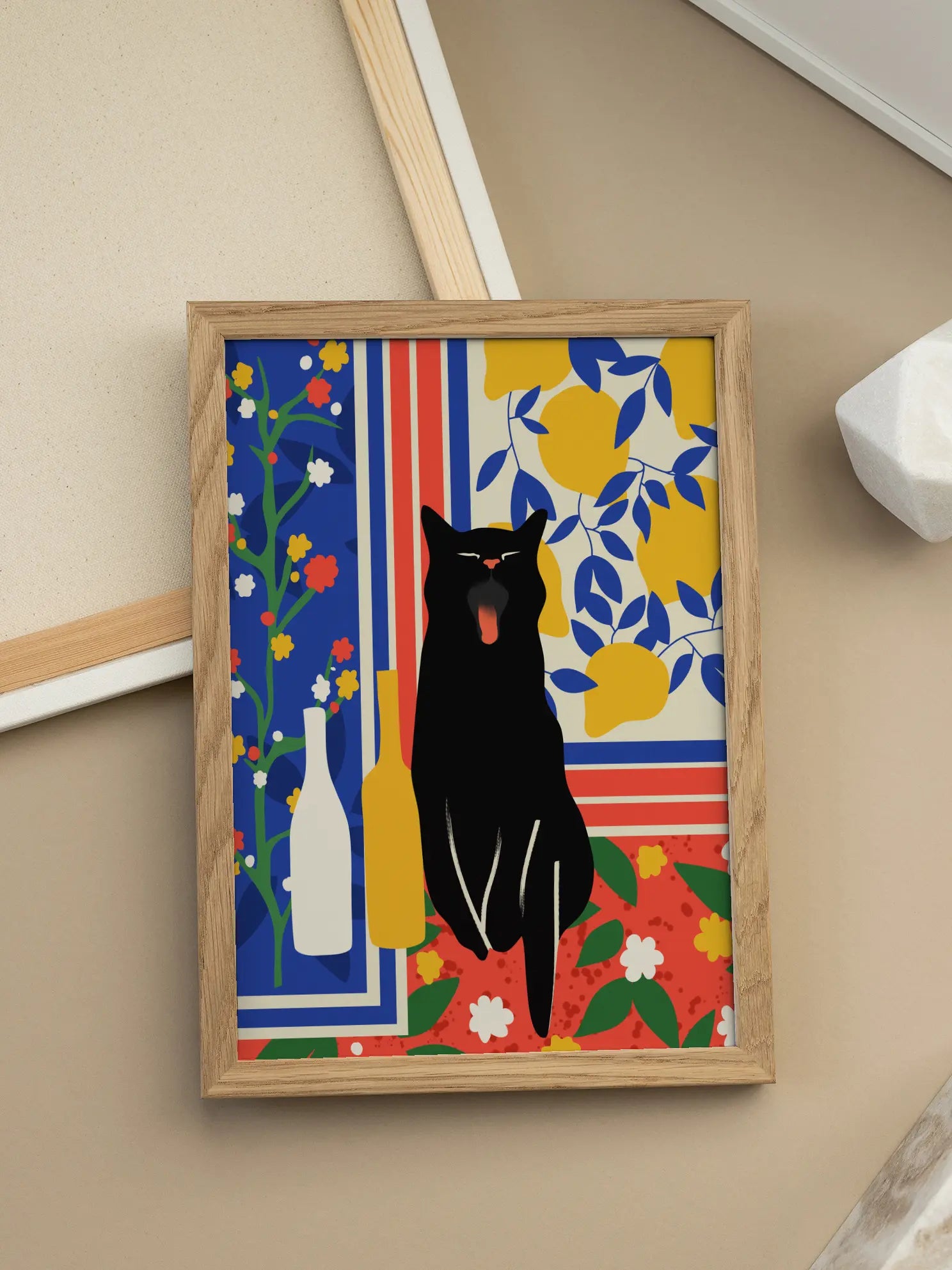 Still Life with Cat Poster