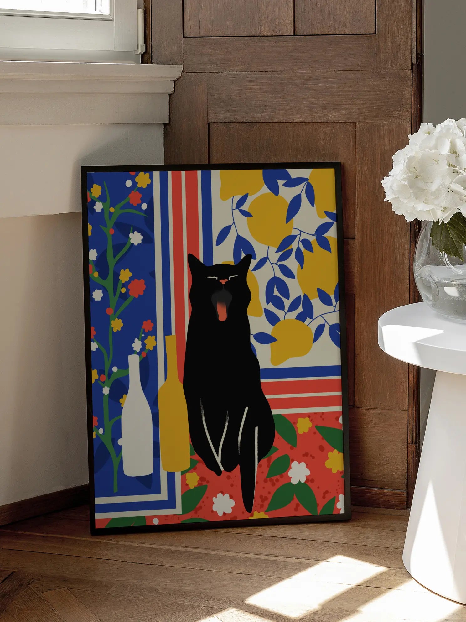Still Life with Cat Poster