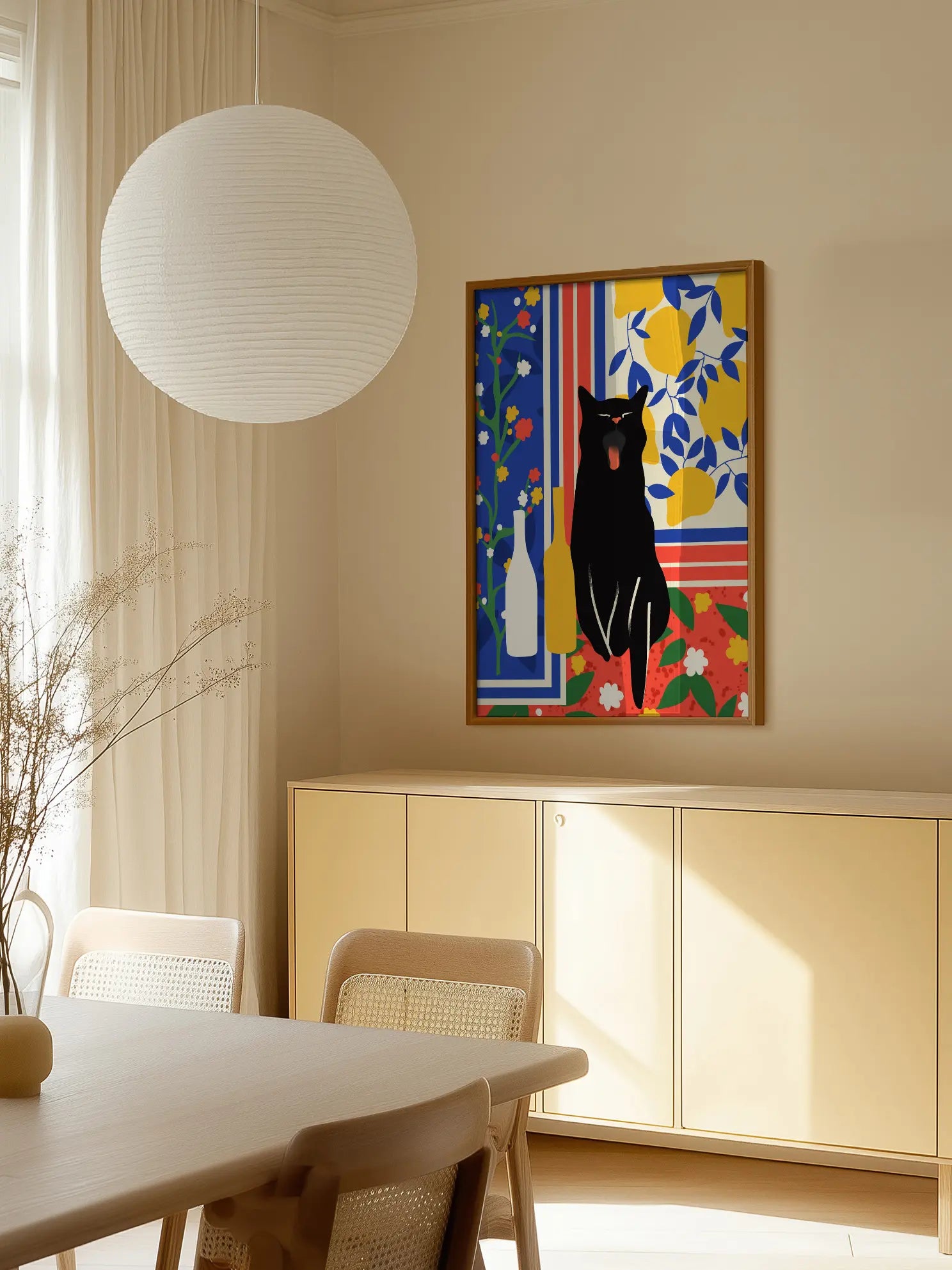 Still Life with Cat Poster