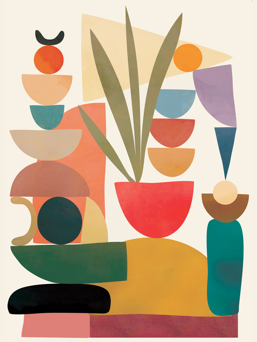 Still Life with Plant Poster