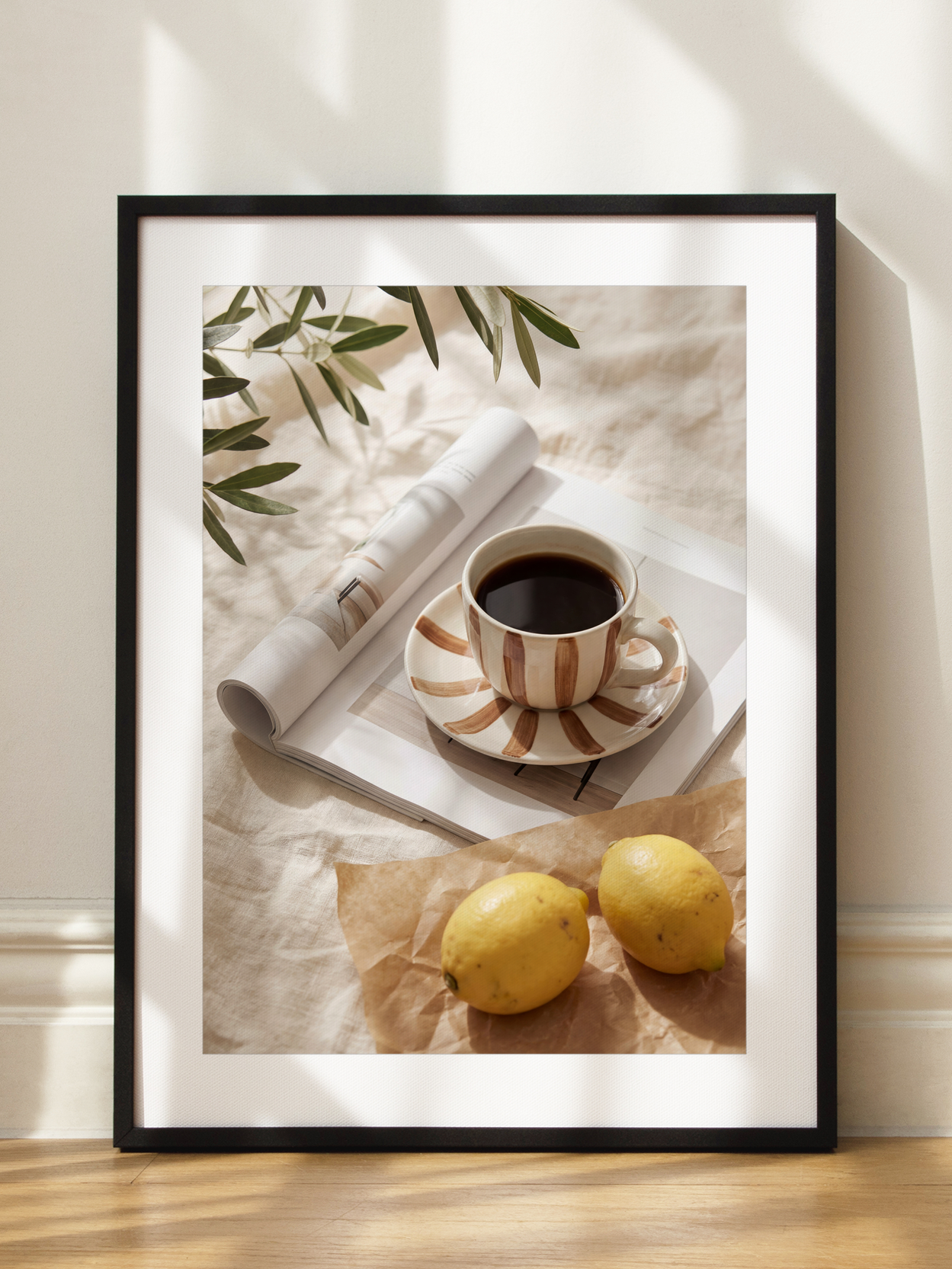 Striped Coffee Cup