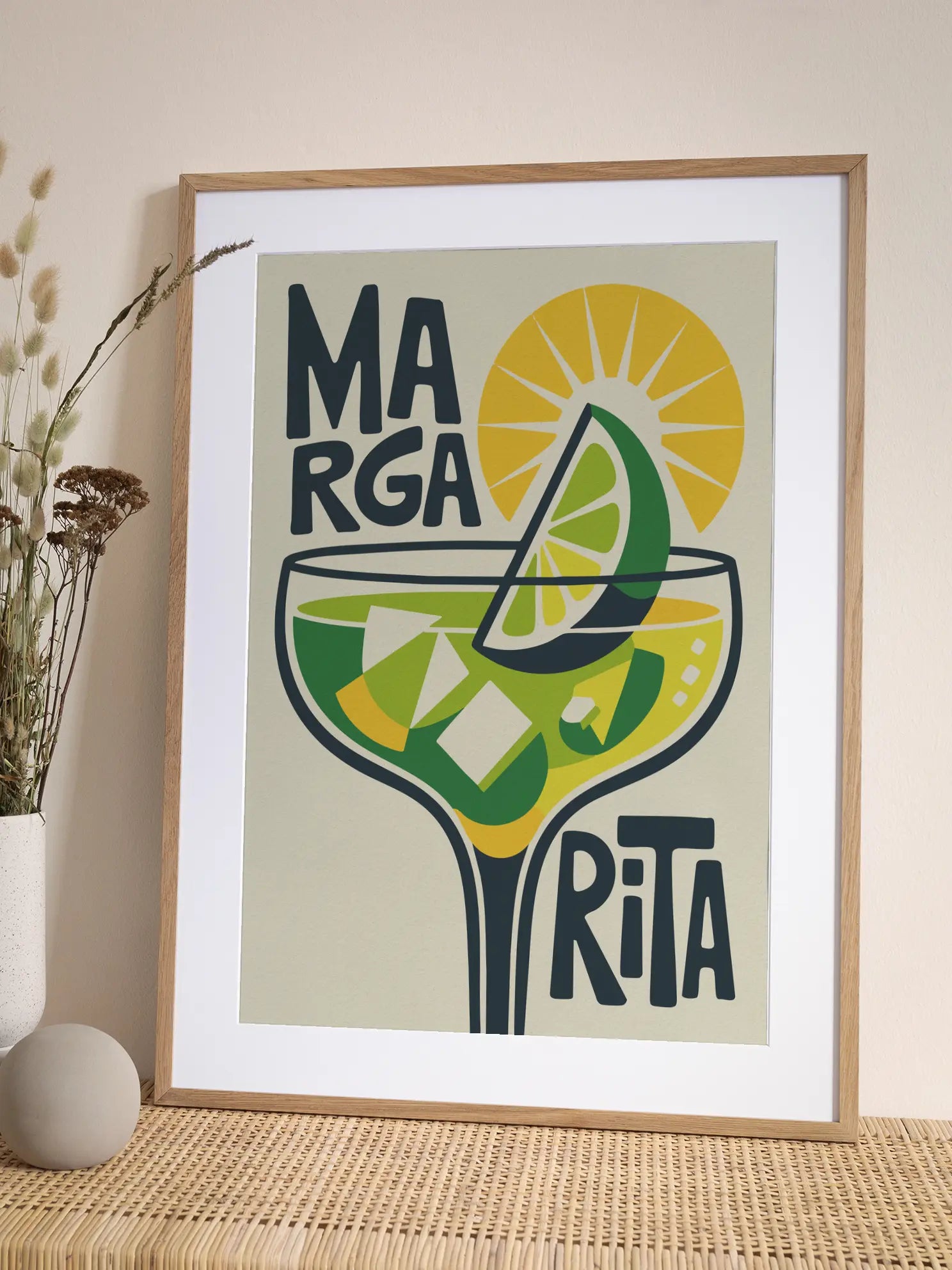 Sunny Margarita Poster