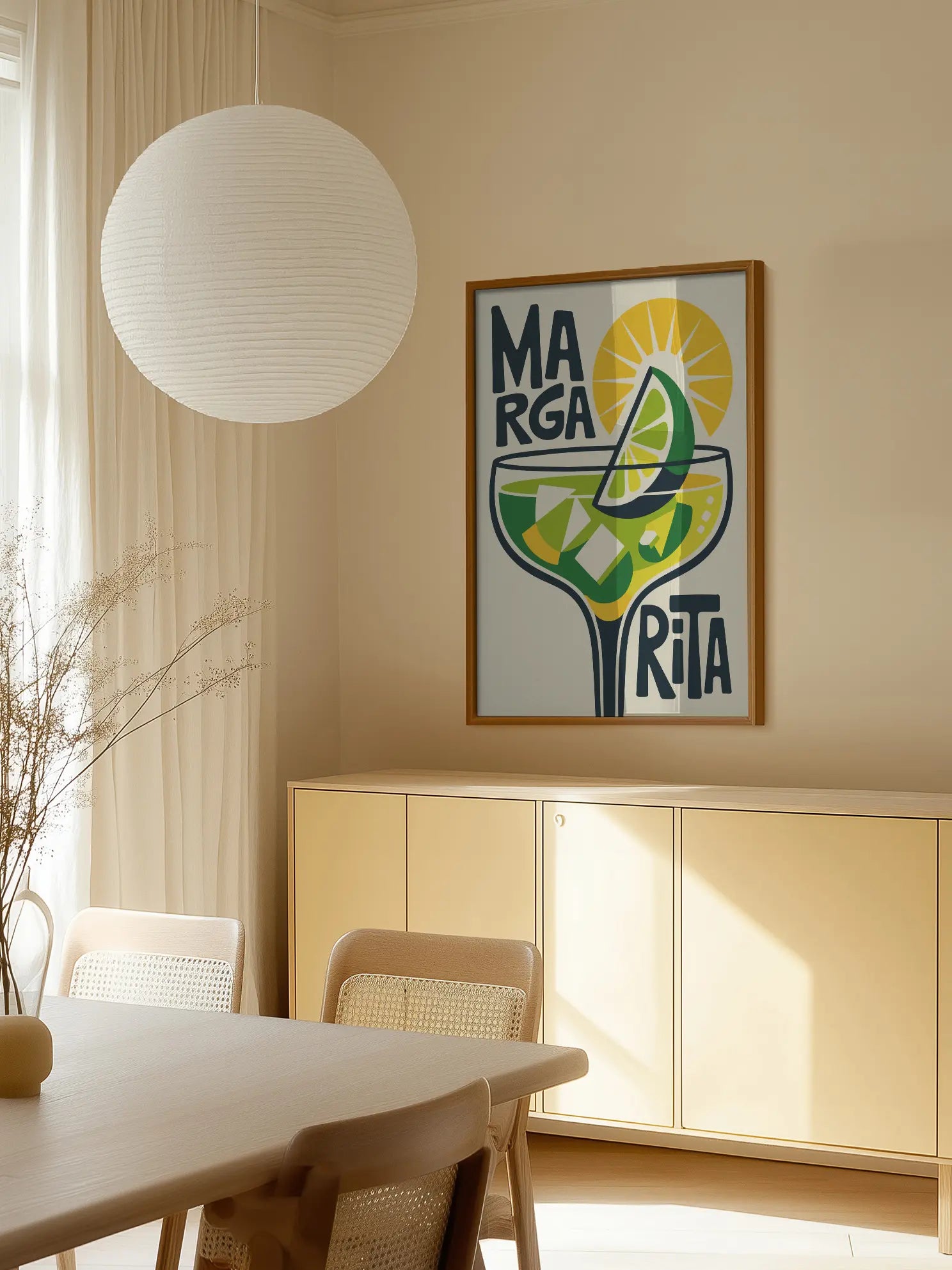Sunny Margarita Poster