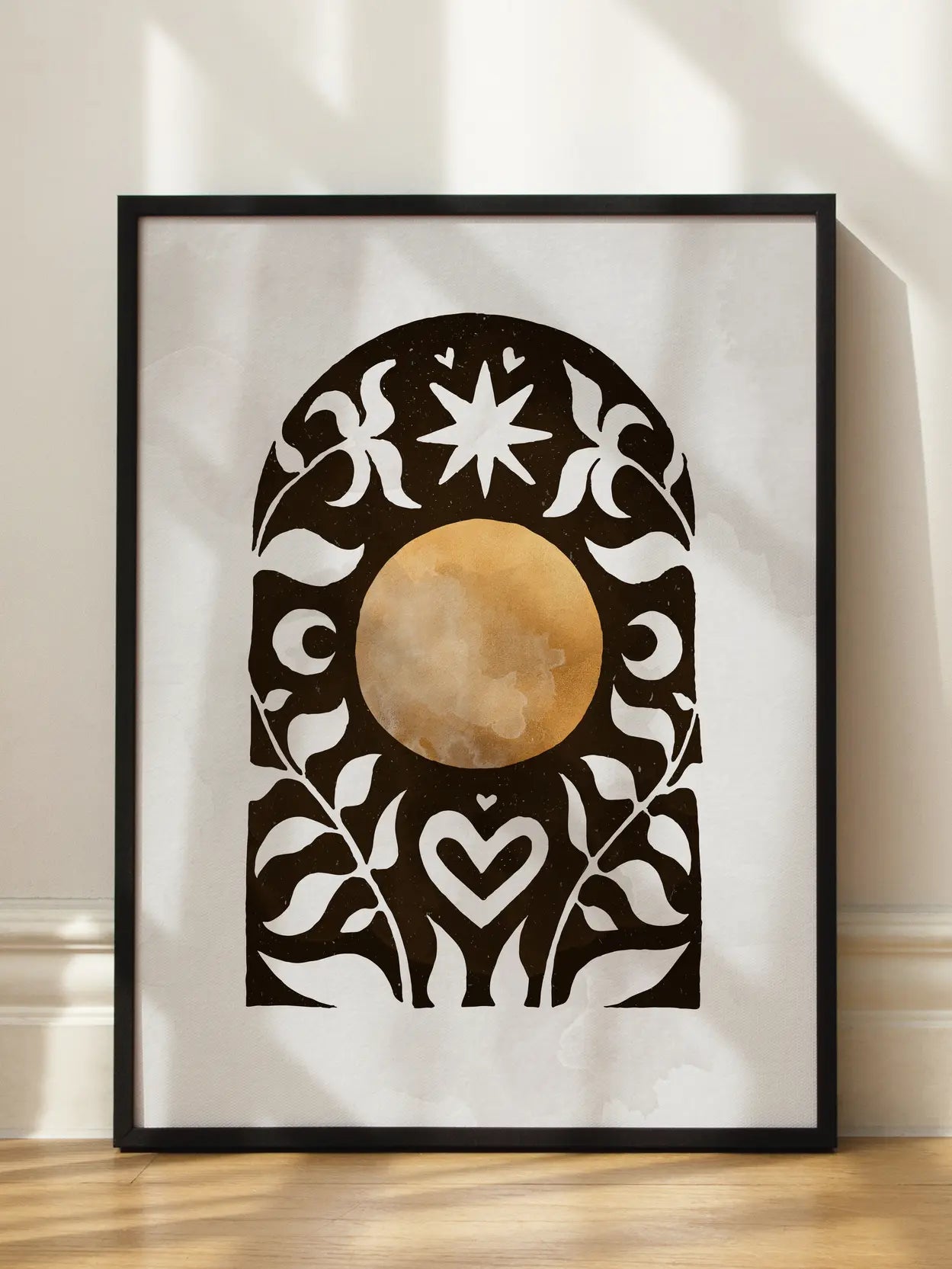 Sunny Starry Night Poster