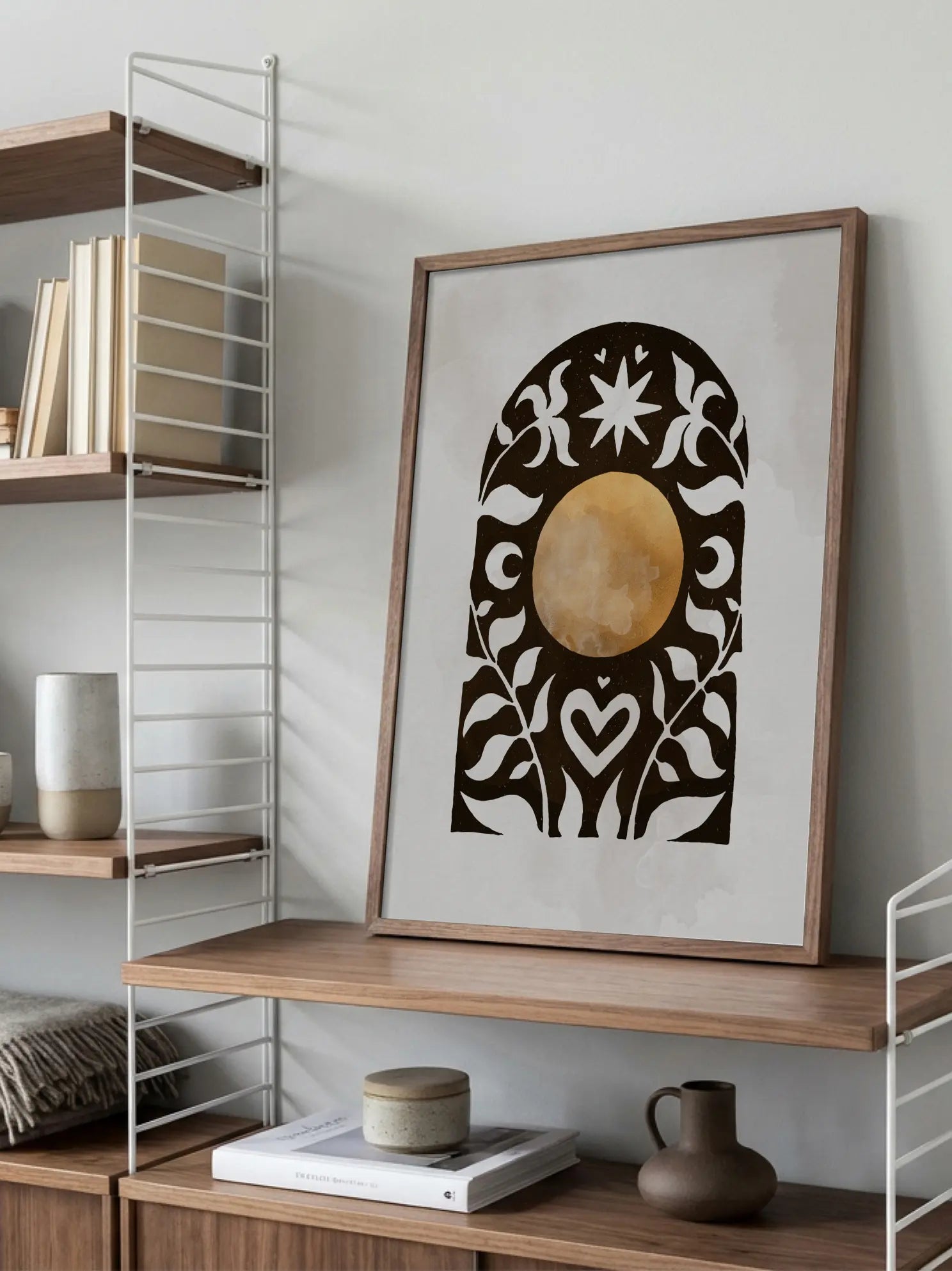 Sunny Starry Night Poster