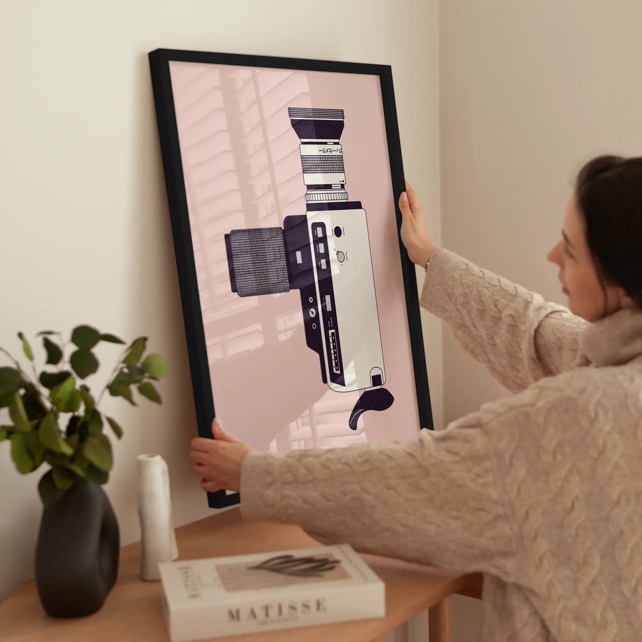 Super 8 wird aufgehängt